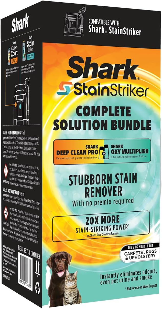 Shark StainStriker Cleaning Solution Bundle - 946ml Oxy Multiplier & 473ml Deep Clean Pro Refill 4