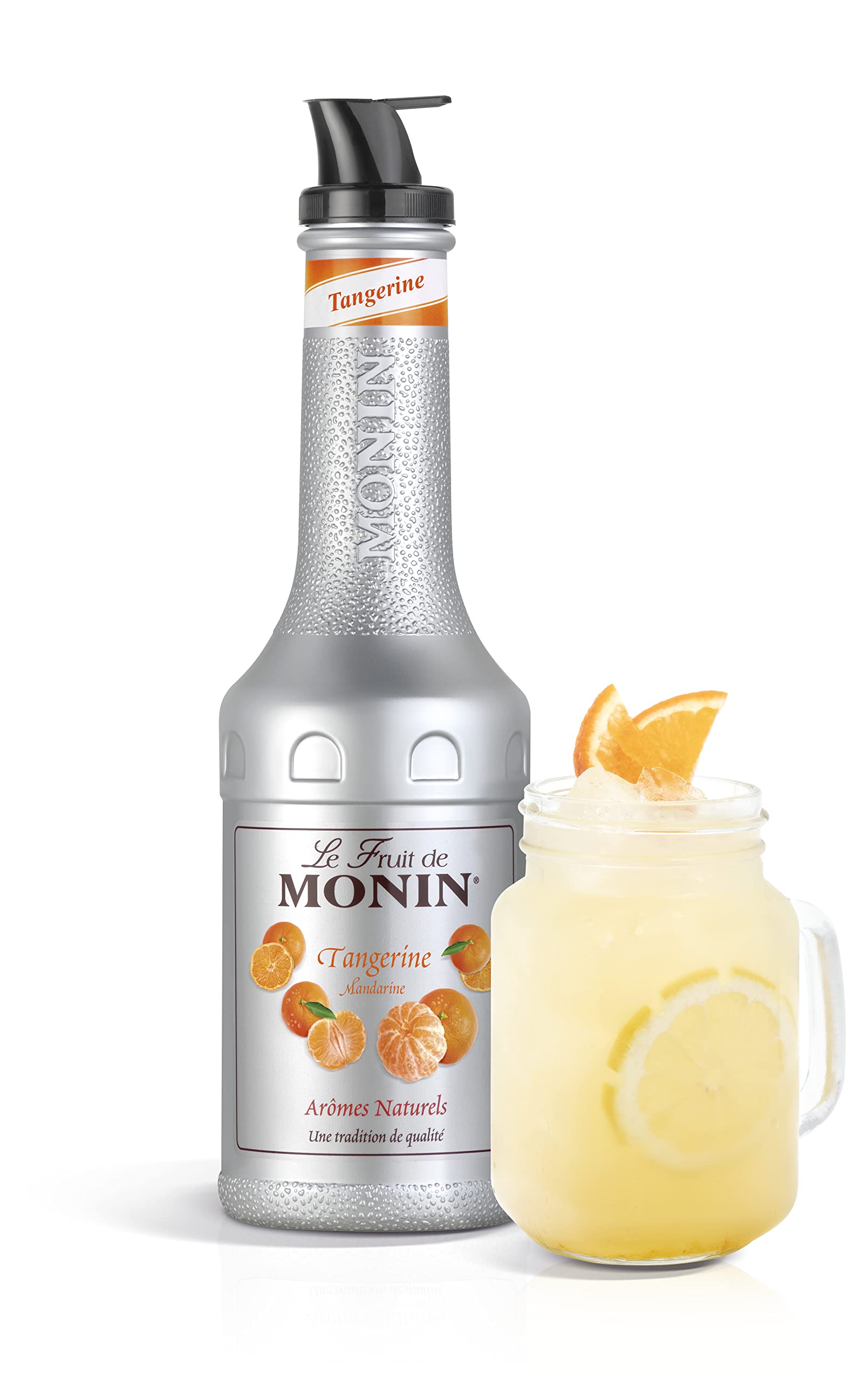 MONIN Tangerine Fruit Mix Puree 1 Litre - Vegan, Allergen-Free Citrus Syrup for Cocktails, Smoothies & Mocktails 5