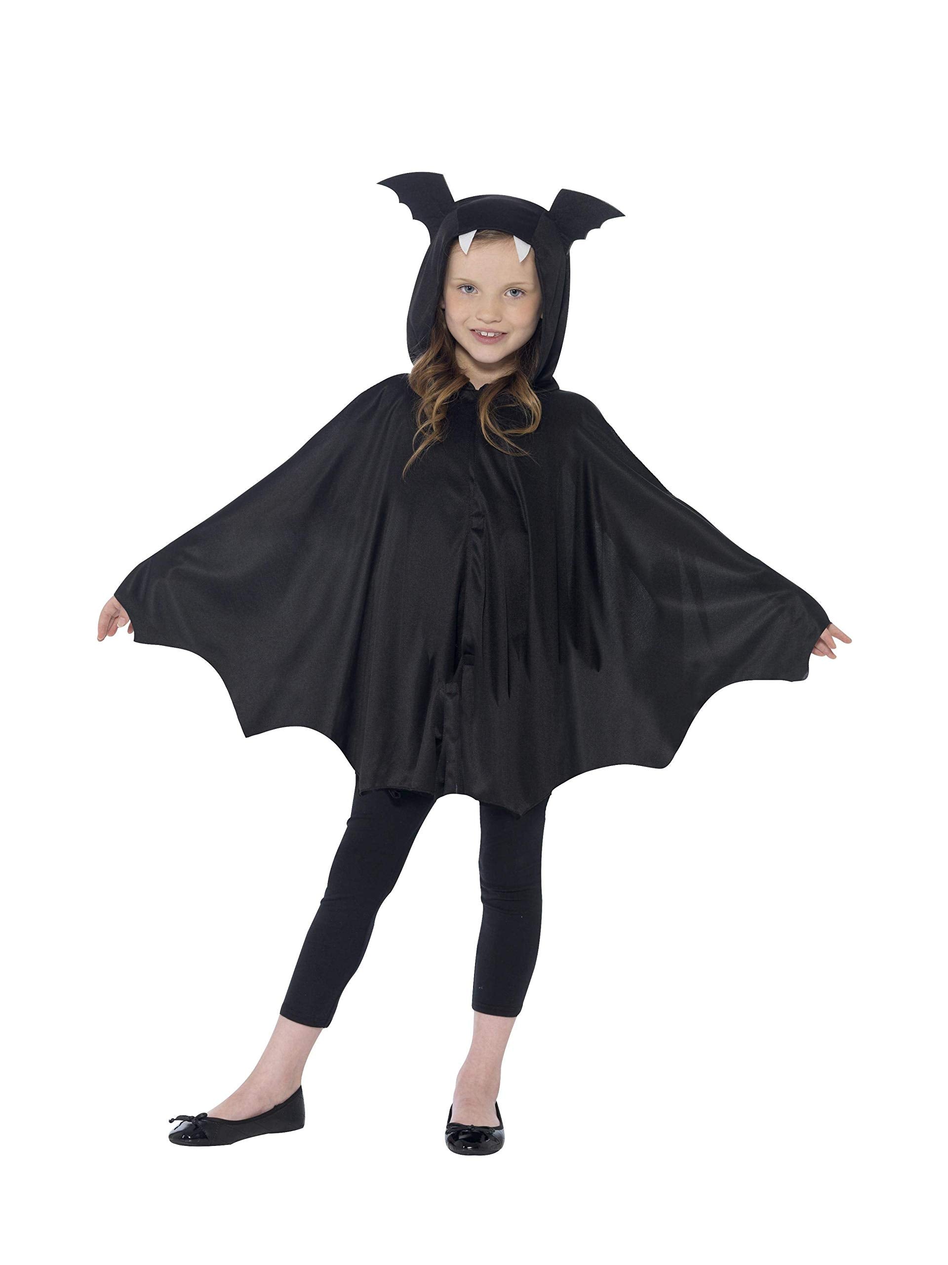 Smiffys Bat Cape - Black Dress Up Costume Accessory for Kids 11