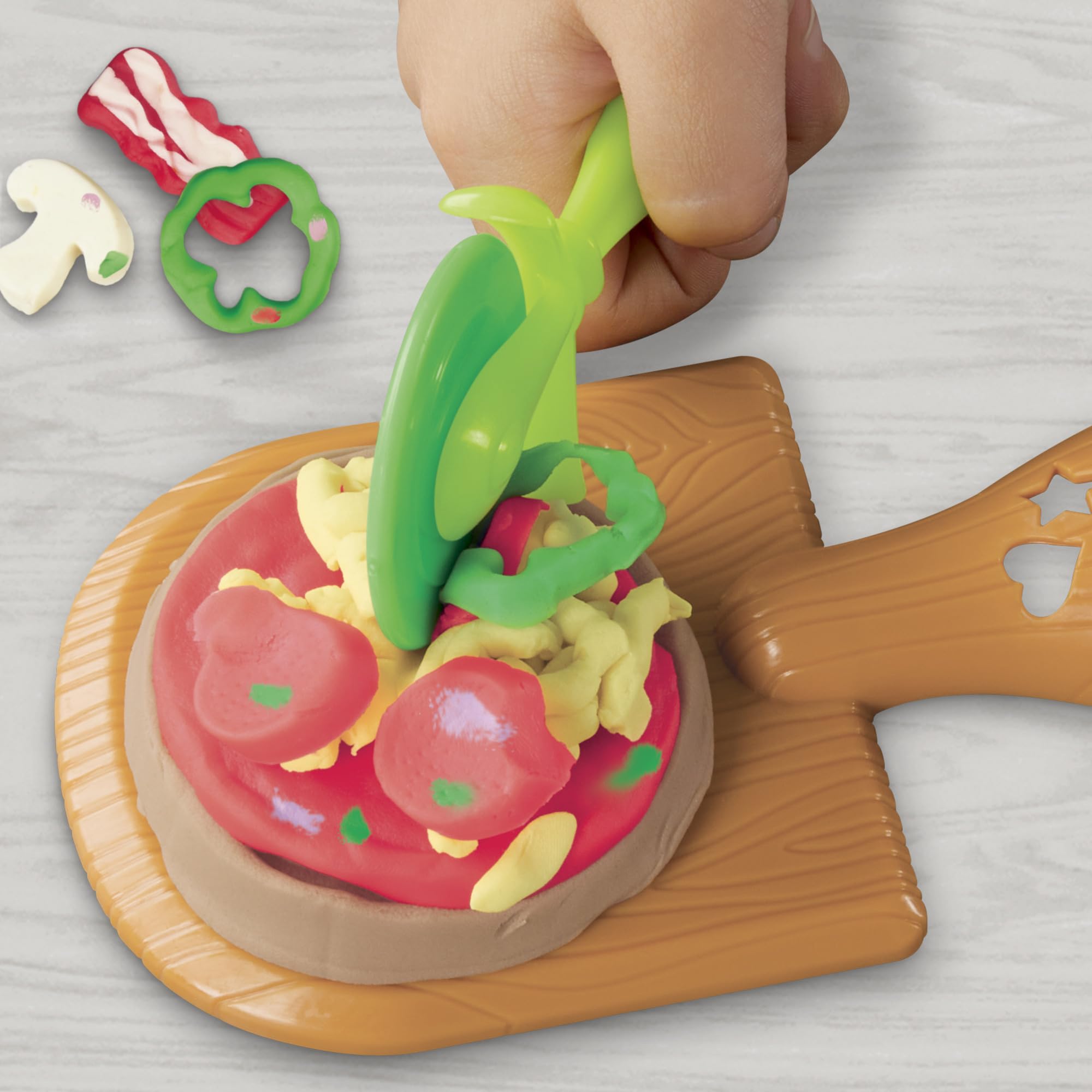 Play-Doh Kitchen Creations Pizza Oven Playset - 6 Colors & 8 Tools for Kids 3+ 20