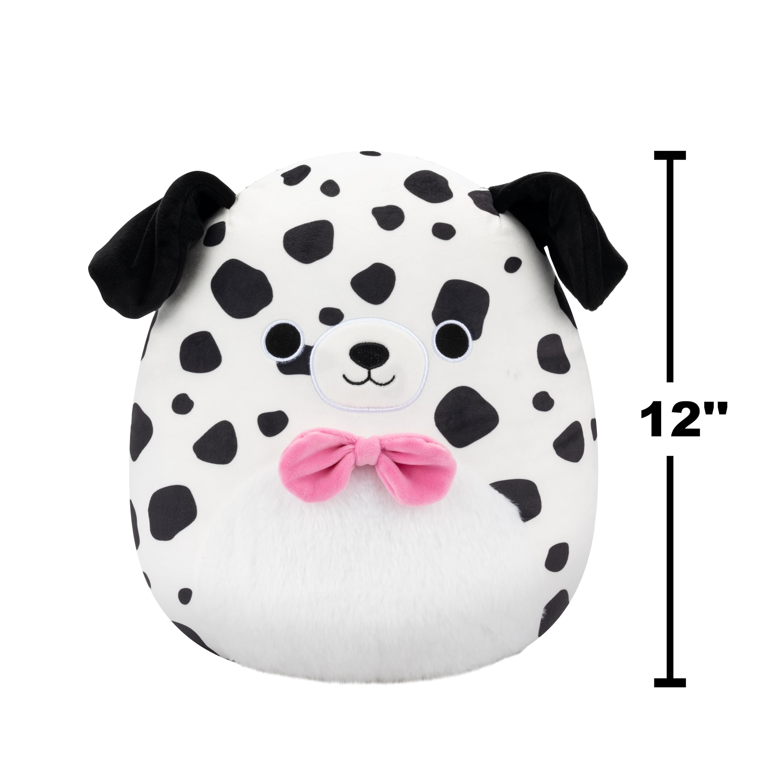 Squishmallows Dustin the White Dalmatian - 12-Inch Plush Stuffed Animal for Kids 3+ 6