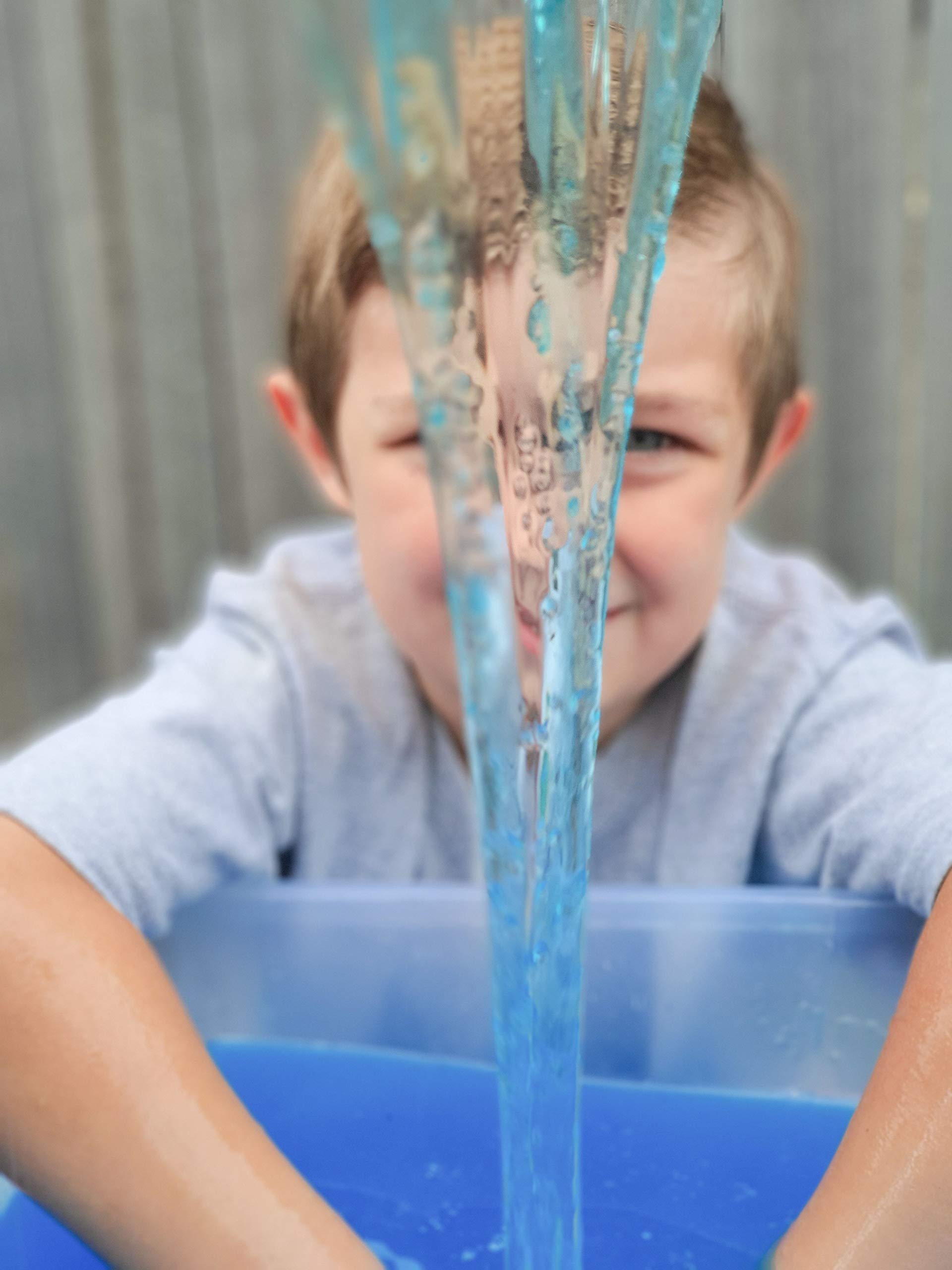 ZIMPLI Slime Play Blue - DIY Slime Kit for Kids, Reusable Sensory Activity Toy 7
