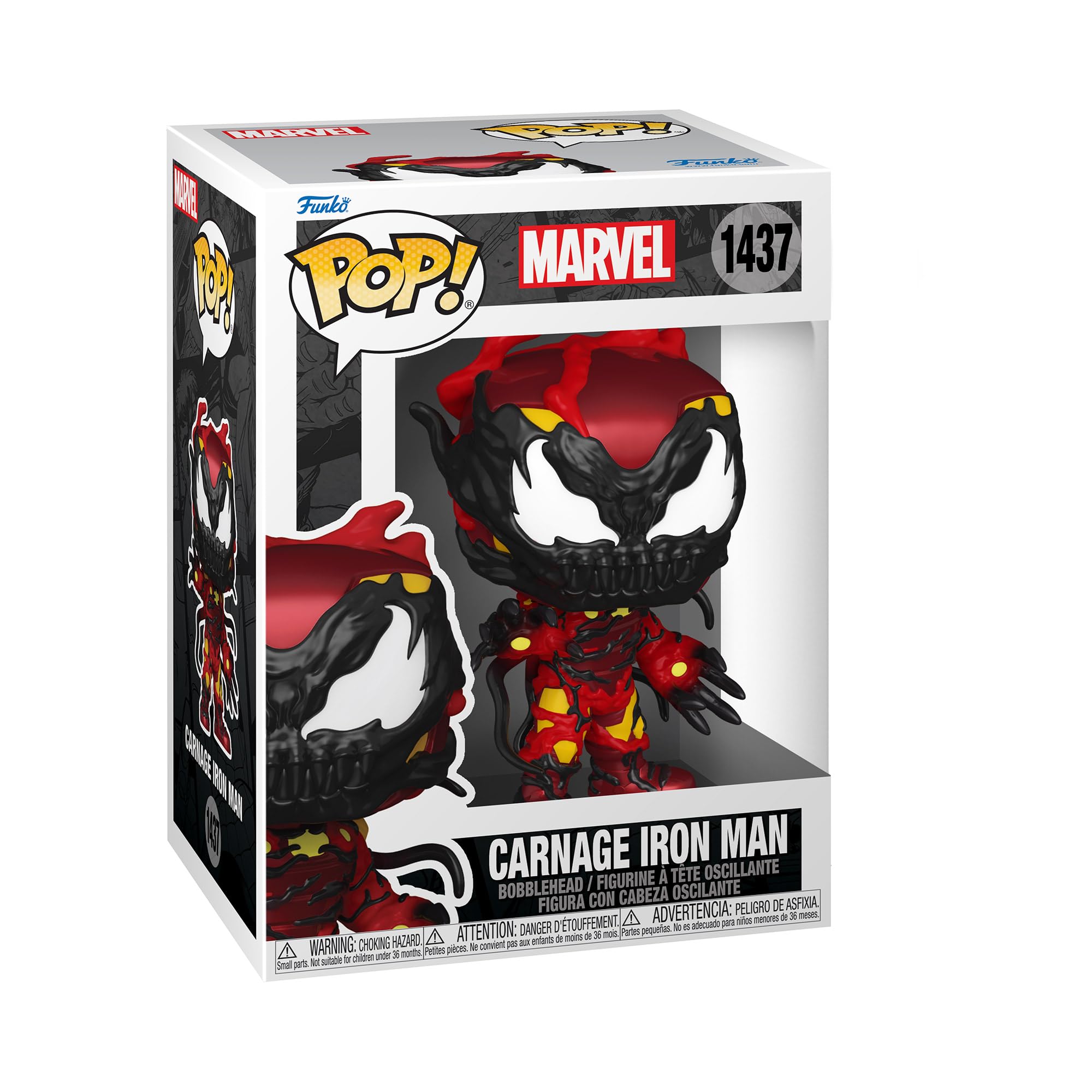 Funko Pop! Marvel: Carnageized - Iron Man Vinyl Figure | 3.75 in | Model 82646 1