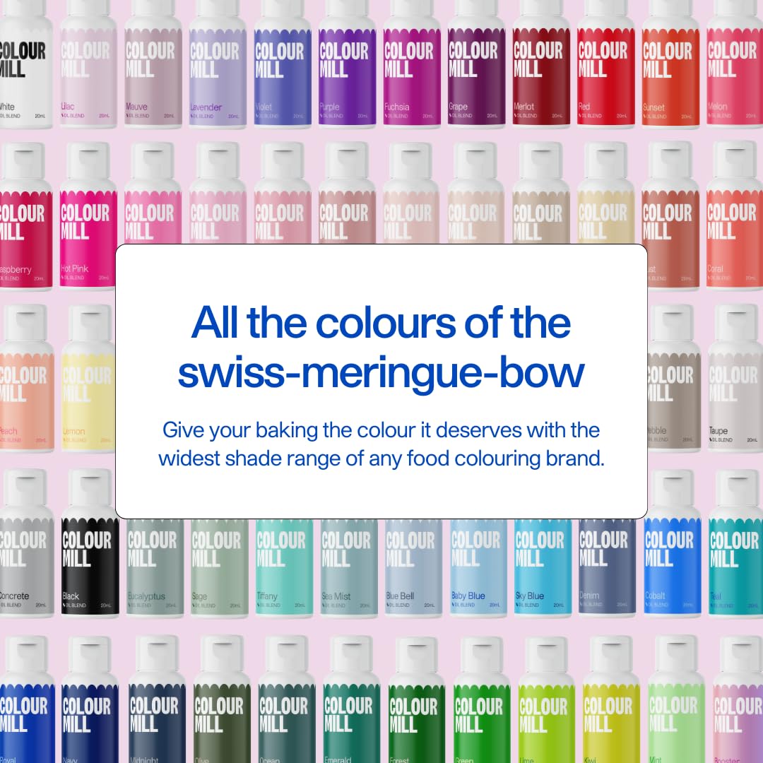 Colour Mill Oil Blend Food Colouring Kickstarter Set - 12 Vibrant Colors, 20ml Each 7