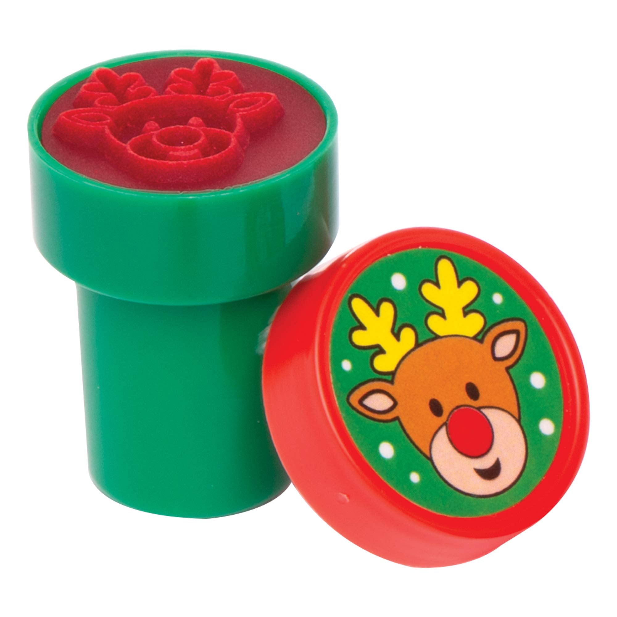 Baker Ross AT251 Self-Inking Christmas Stampers - Arts & Crafts for Kids (Pack of 10) 8