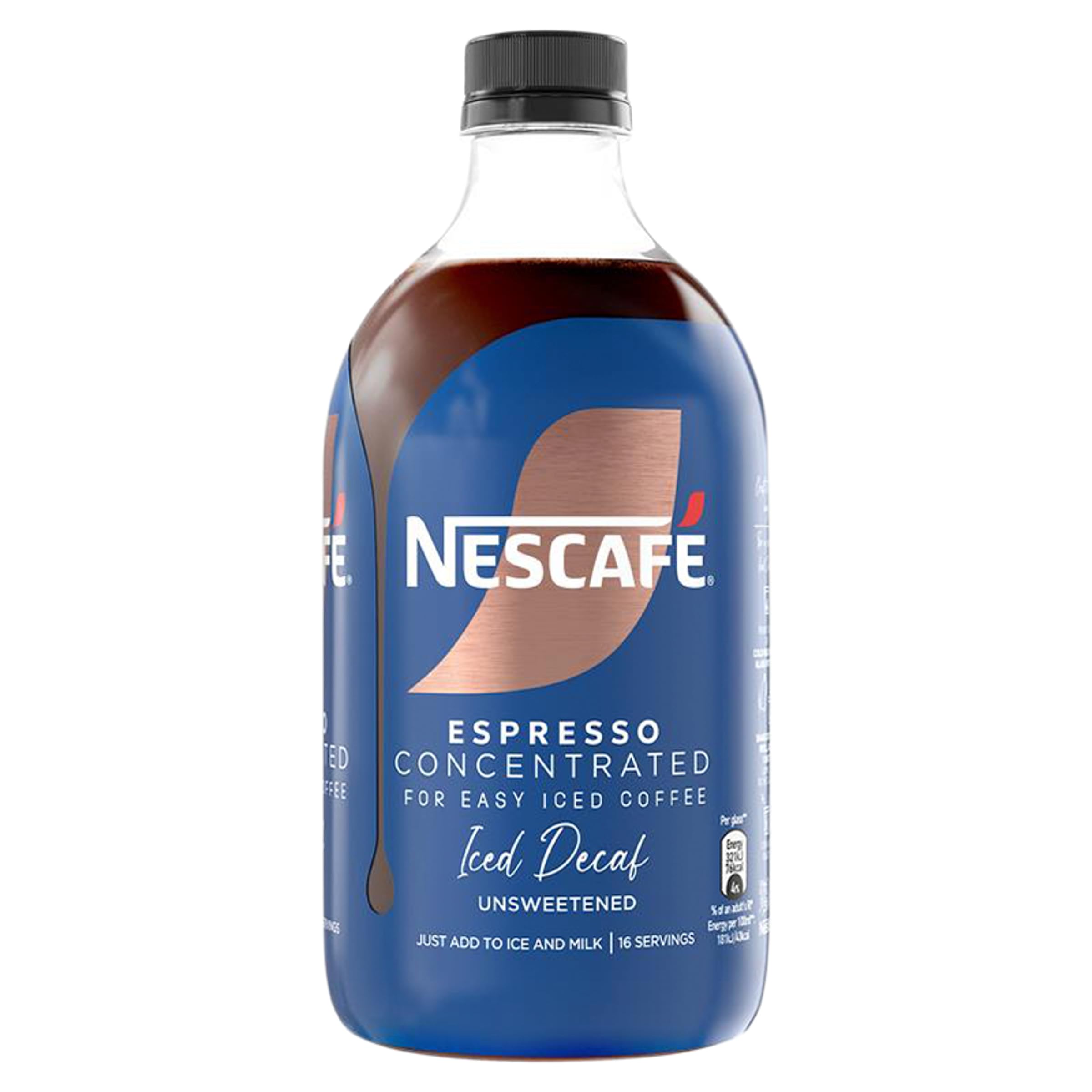 NESCAFÉ Iced Coffee Espresso Concentrated Decaf Flavour - 500ml | 16 Servings
