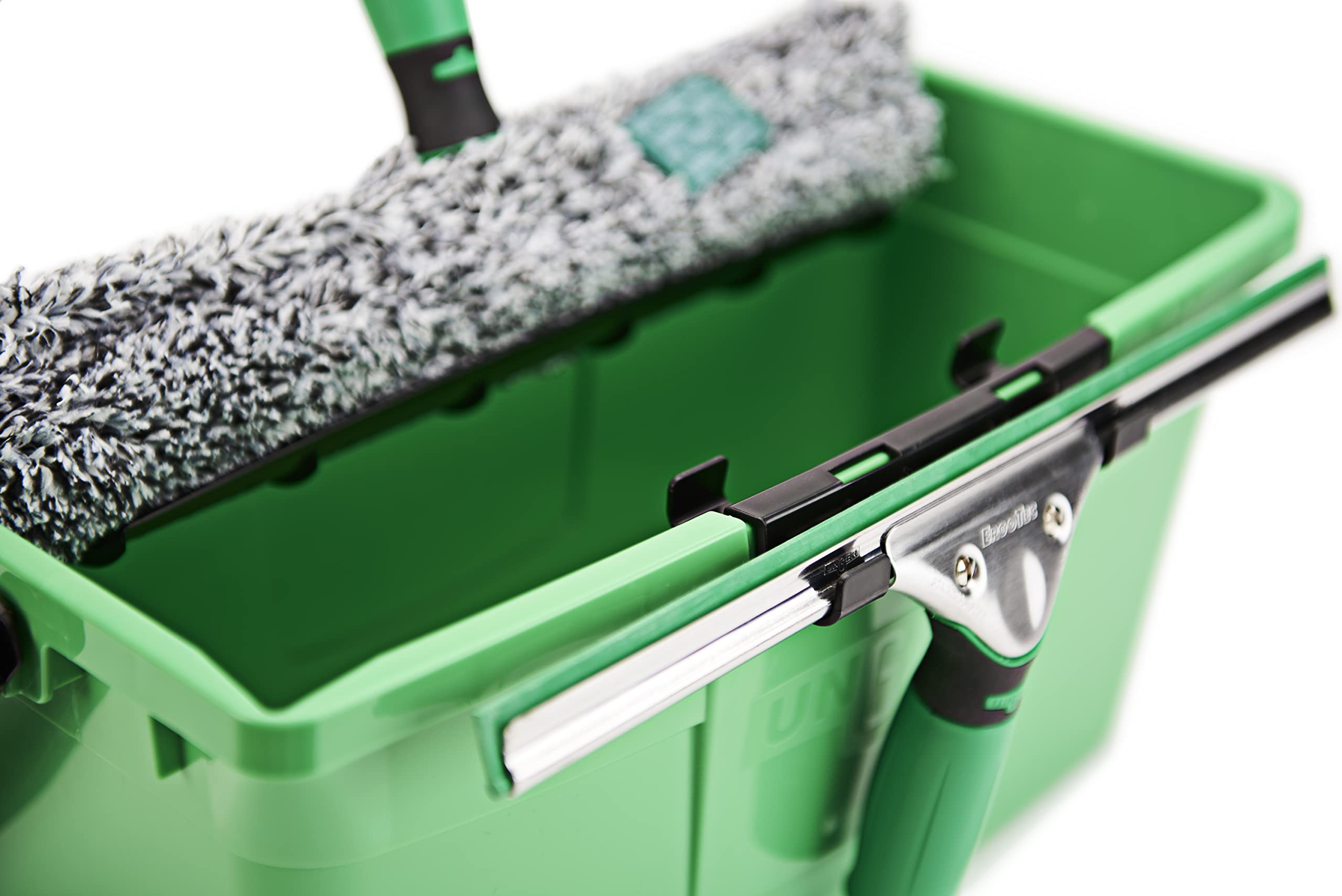 Unger QB12B Window Cleaning Bucket 12L with Sieve, Tool Holder & Measuring Scale 7