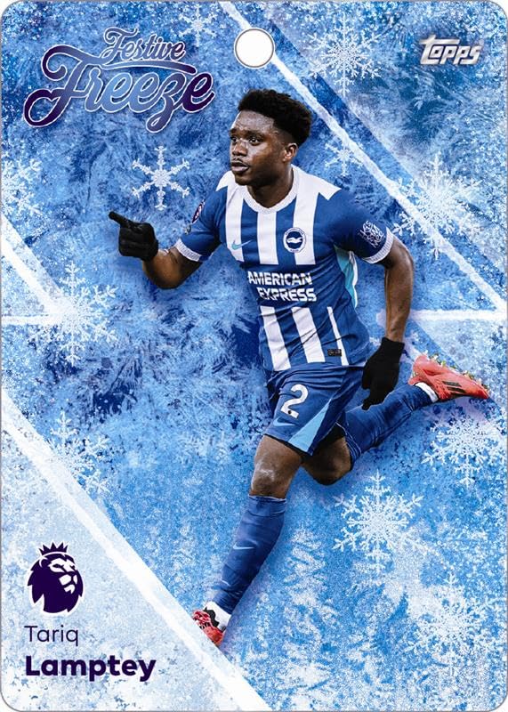 Topps Premier League 2026 - Debut Edition Countdown Calendar with Festive Parallel & Freeze Cards 4