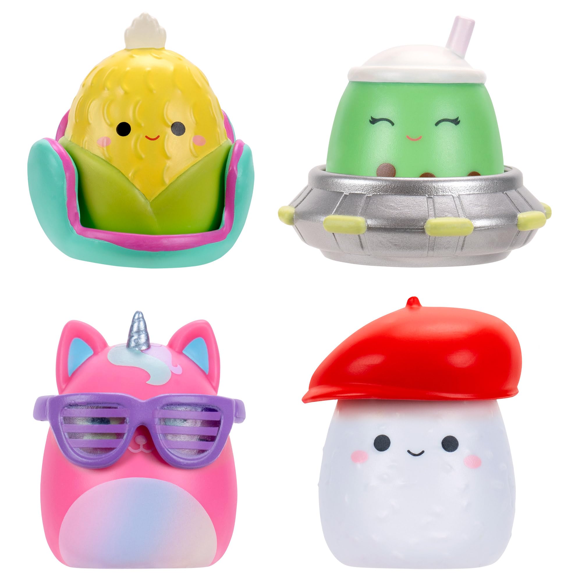 Squish-a-longs 25-Pack - Series 3 Mini-Squish Collectibles with Accessories and Ring 7