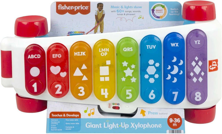 Fisher-Price HJK38 Luminous Xylophone - Musical Learning Toy for Babies 9+ Months