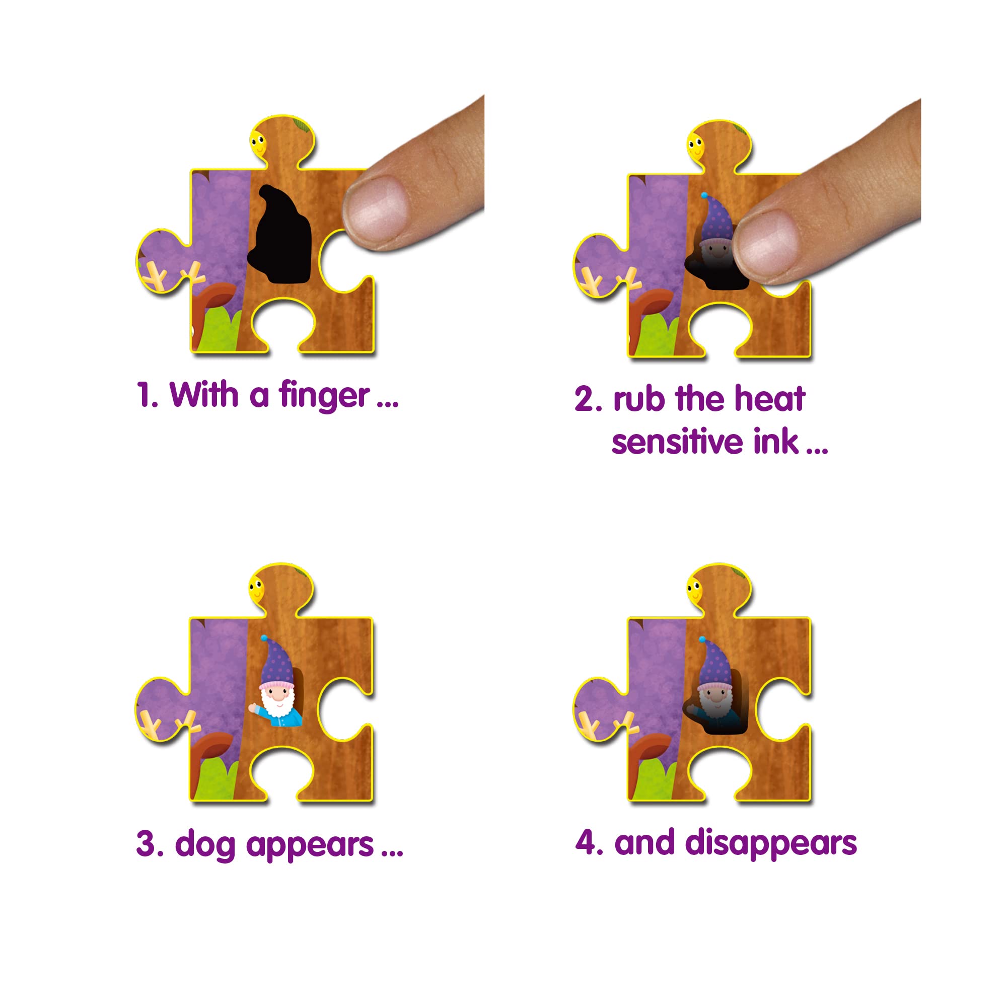 Galt Toys Magic Puzzle - Fairy Palace 50-Piece Rub & Reveal Puzzle for Ages 4+ 8