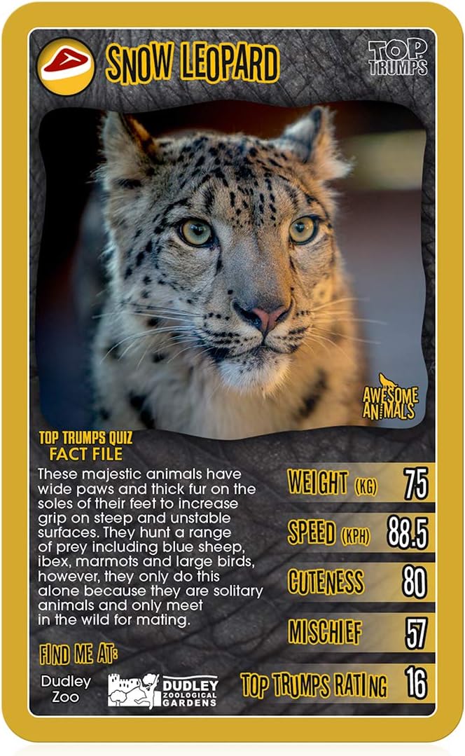 Tolles Kartenspiel „Top Trumps“ mit Tieren 5