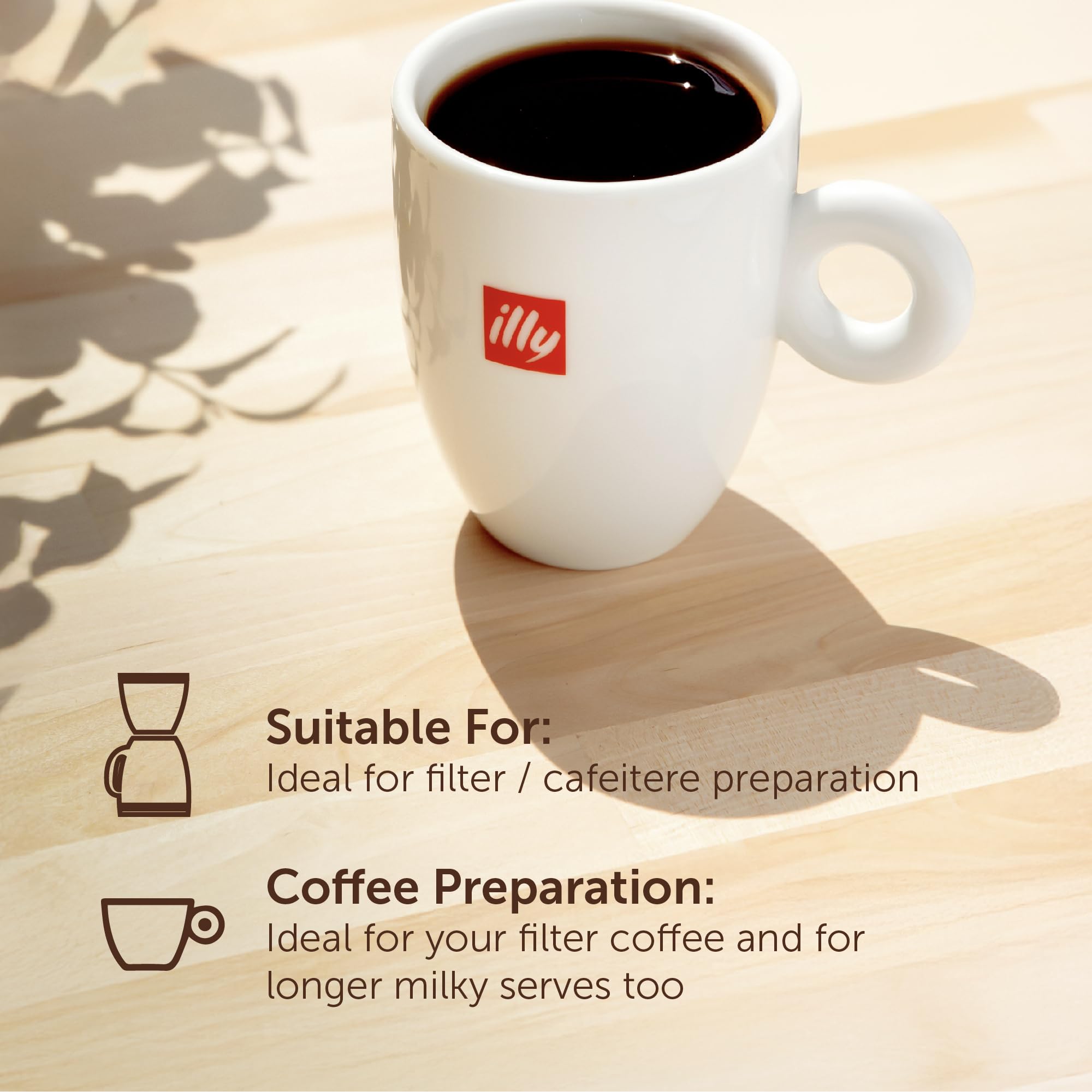 illy Intenso Ground Coffee - Dark Roast, 100% Arabica Blend | Coarse Grind 250g 4
