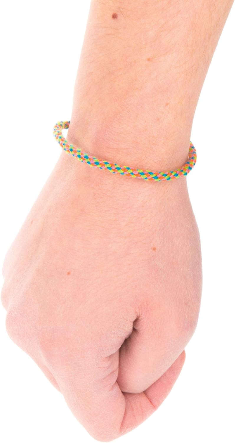 Baker Ross Make Your Own Braided Friendship Bracelets Craft Kit - Kumihimo Jewelry Making for Kids (Pack of 4) 6