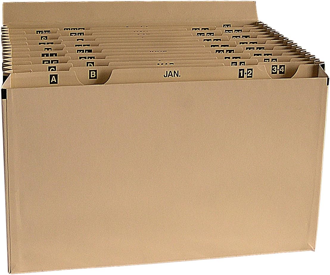 Cathedral Multi-purpose expanding manilla file A-Z,1-31 Monthly planner