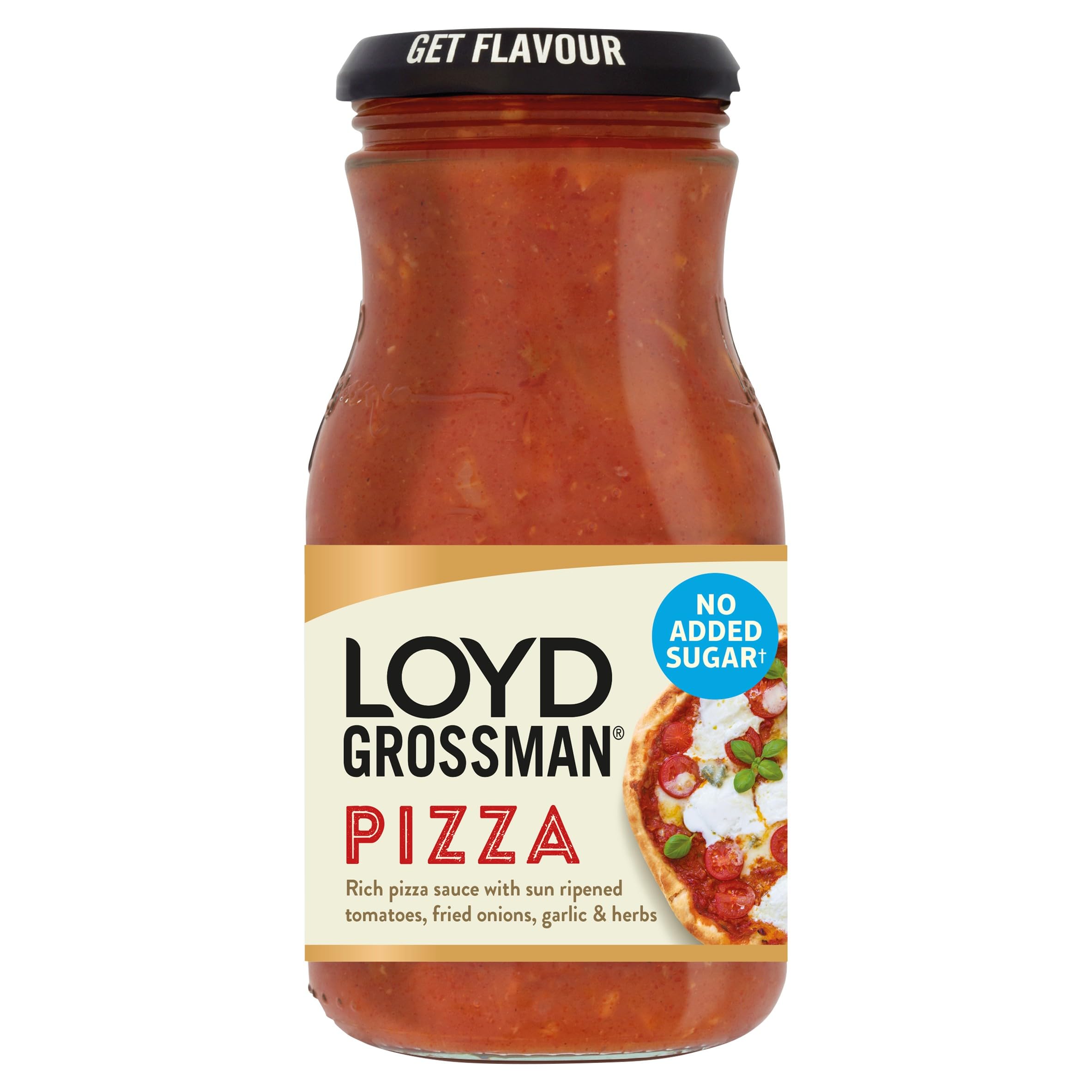 Loyd Grossman Rich Tomato, Basil and Oregano Pizza Topping Sauce - 350g Jar 3
