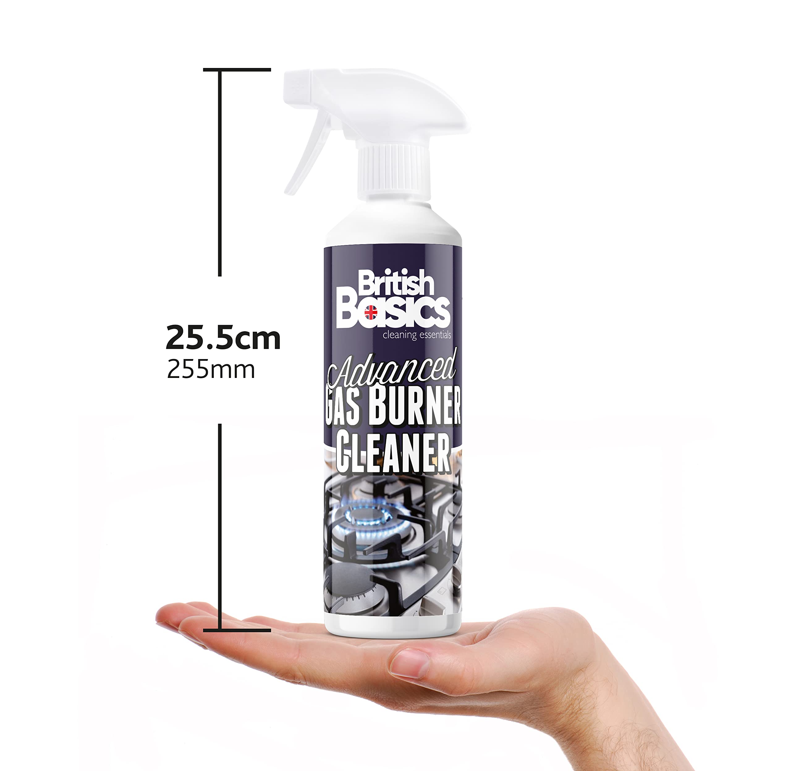 BritishBasics Heavy-Duty Cooker Hob Cleaner - 500ml Fast-Acting Degreaser | Unscented
