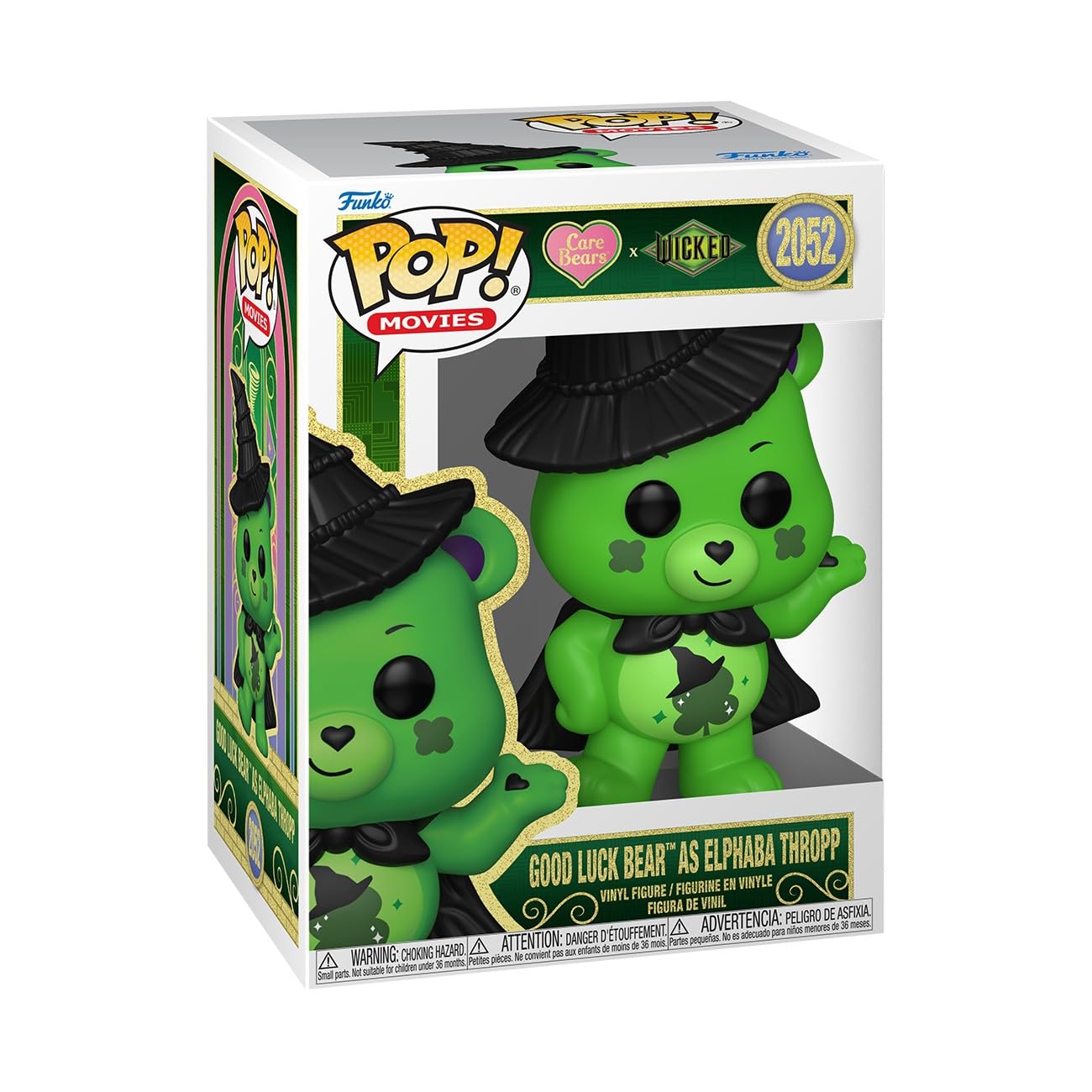 Funko POP! Movies: Wicked x Care Bears - Good Luck Bear as Elphaba Vinyl Figure