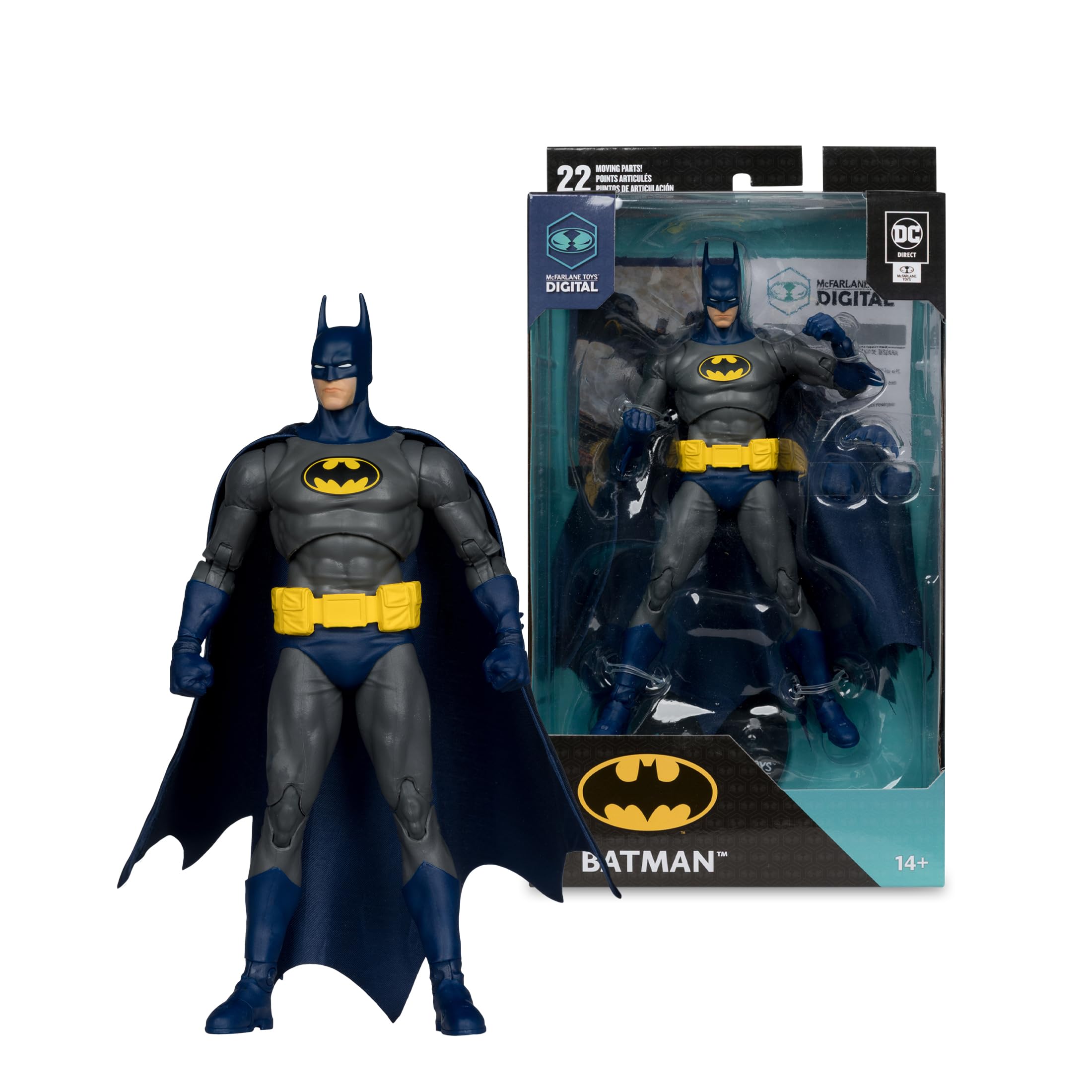 McFarlane DC Batman (No Man's Land) 7in Action Figure with Digital Collectible