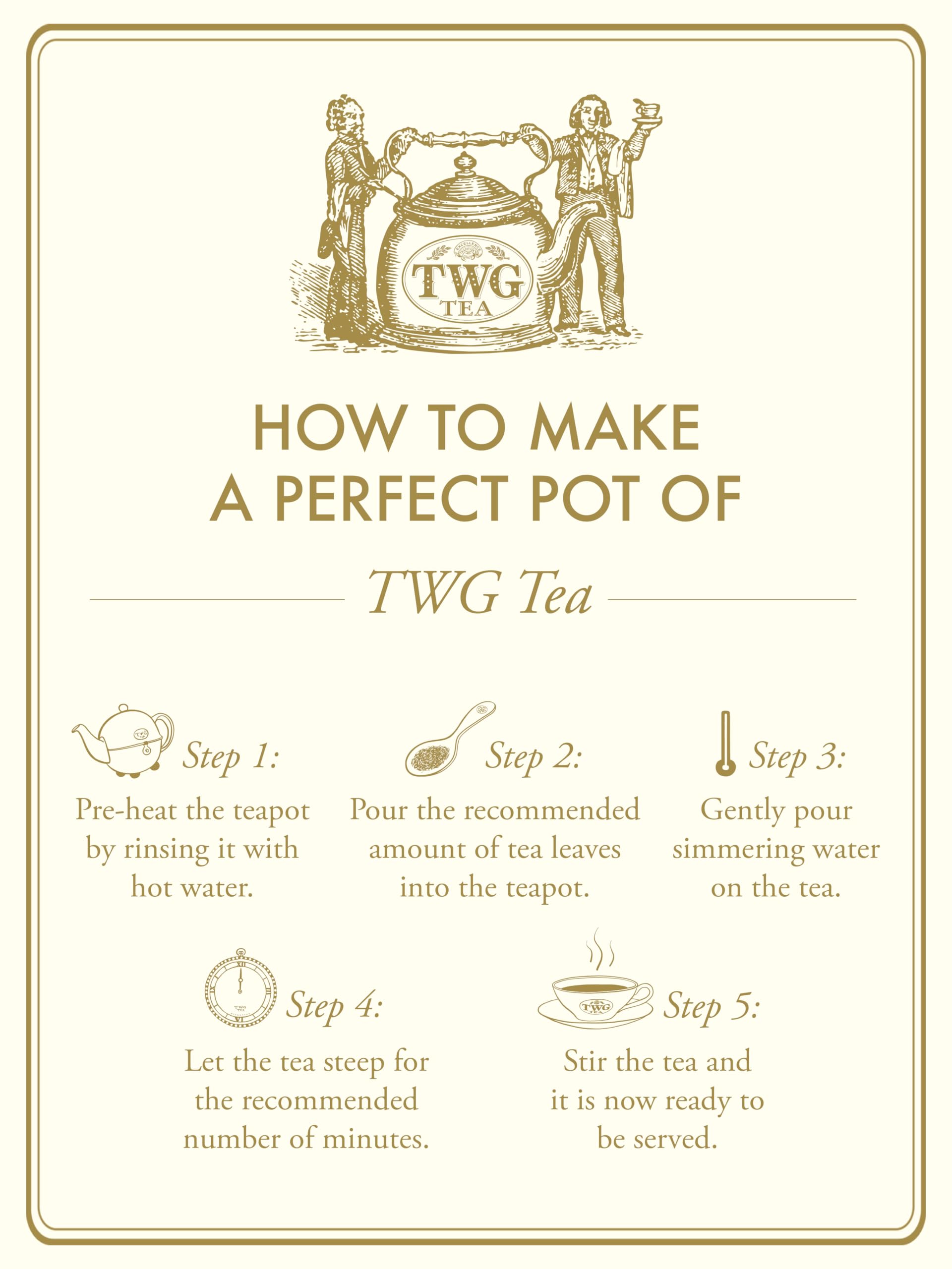 TWG Tea Silver Moon Green Tea - Grand Berry & Vanilla Blend | Loose Leaf | 100g Haute Couture Tin 4