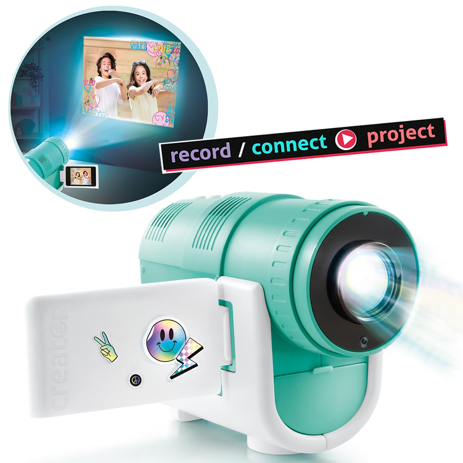 Photo Creator Camera Projector – 3-in-1 HD Video & 48MP Photo Camera with WiFi for Kids