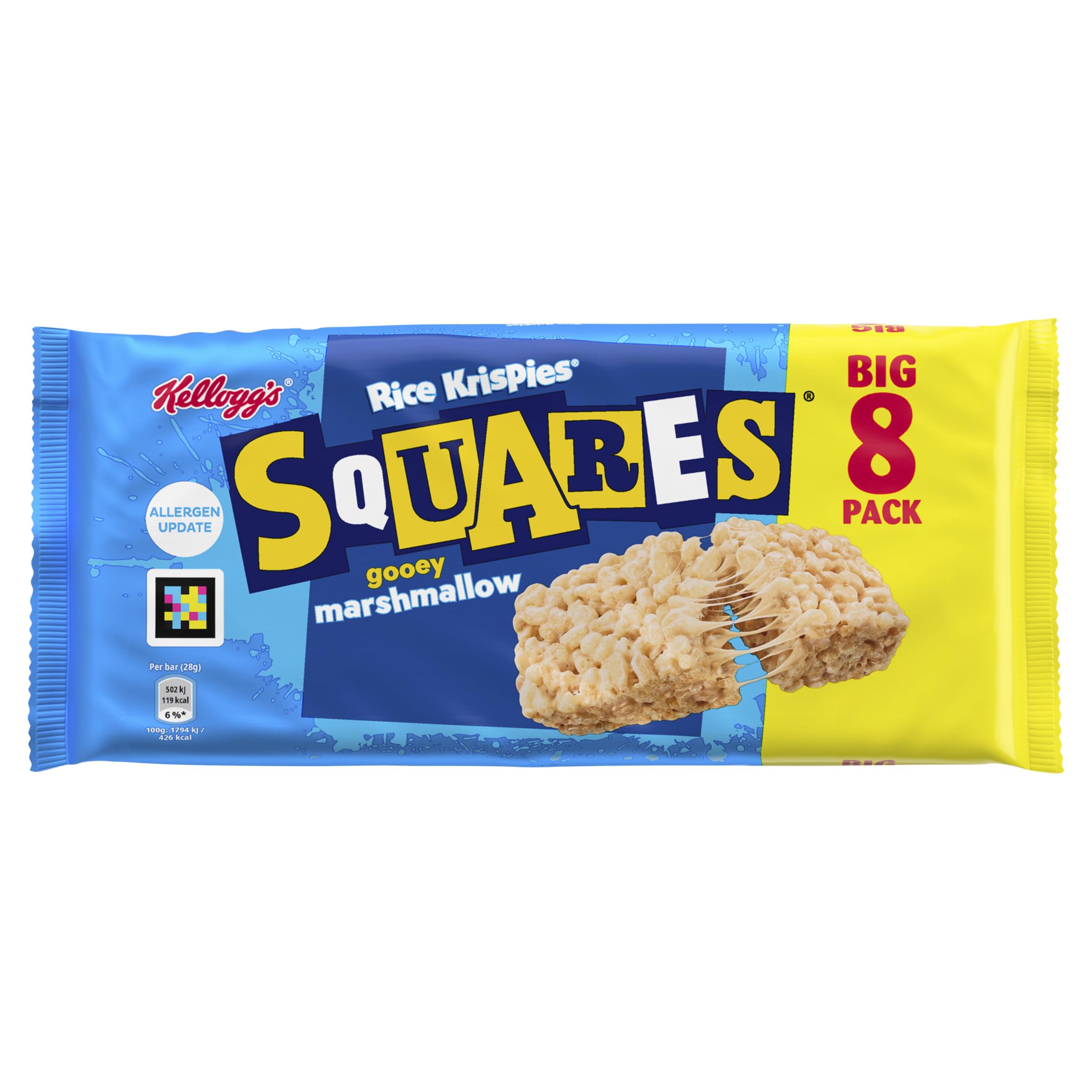 Rice Krispies Squares Marshmallow Cereal Bars - 8 Count