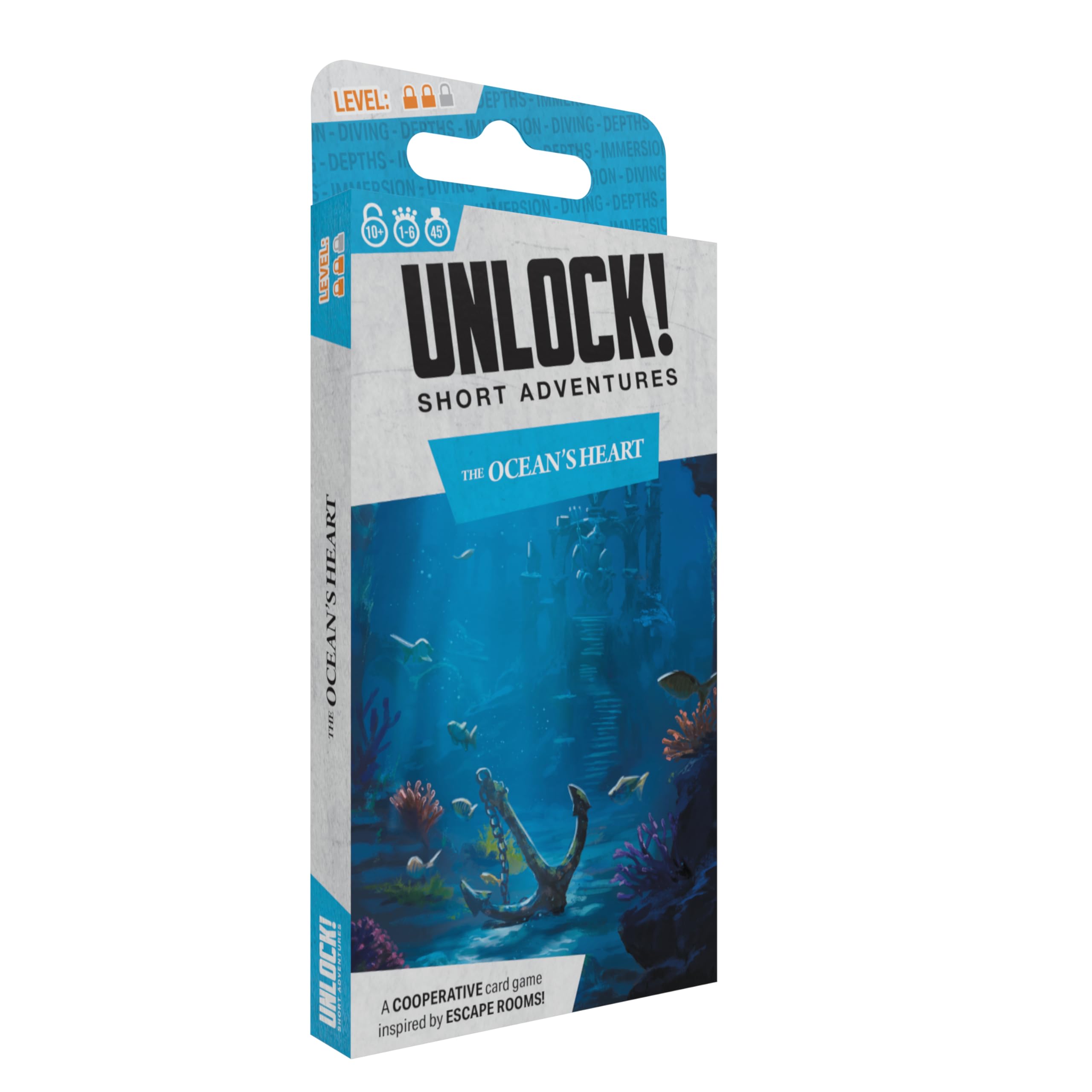 Asmodee Unlock! Short Adventures 12: The Ocean's Heart Board Game 5