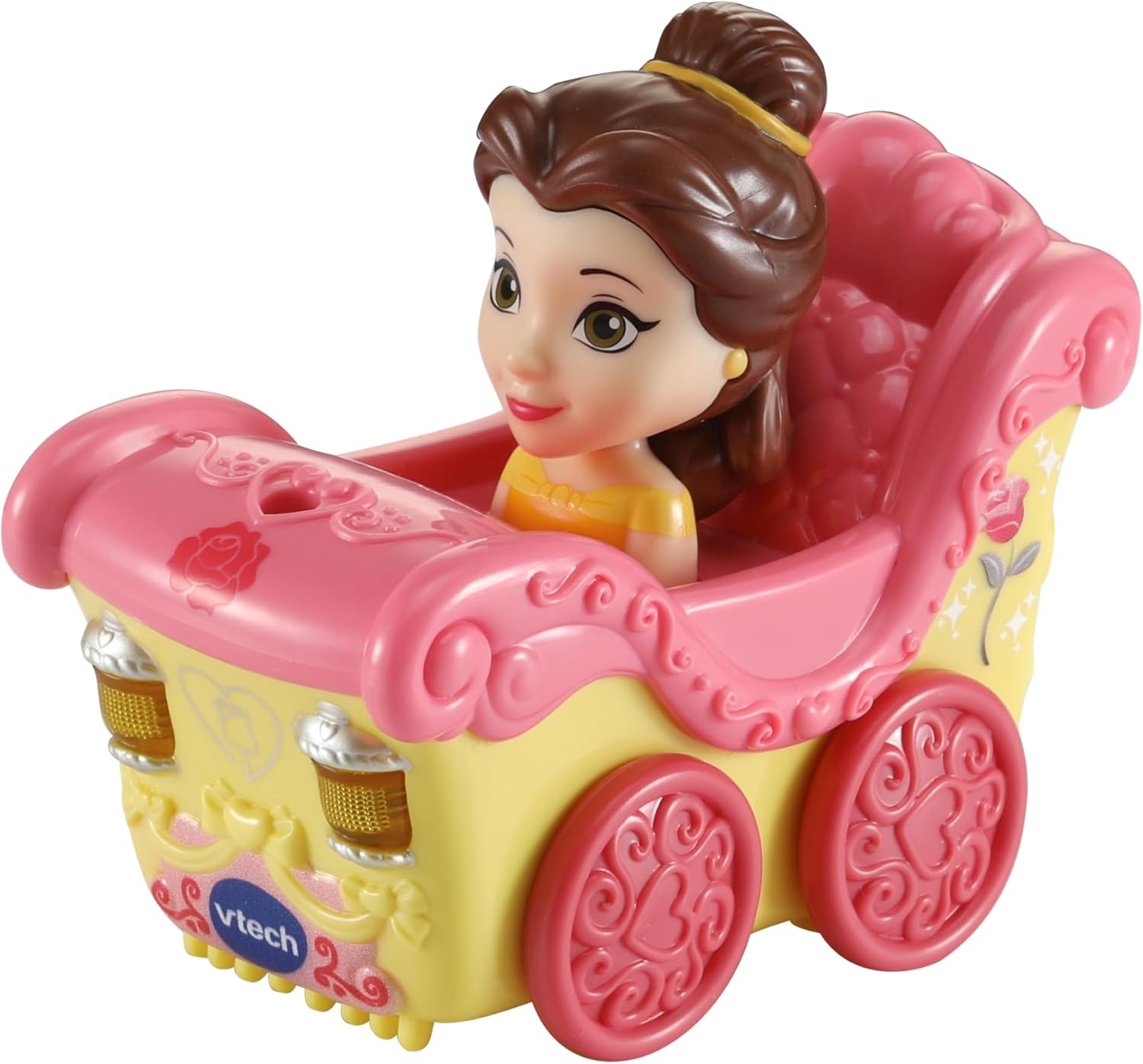 VTech Toot-Toot Drivers Belle's Enchanted Carriage - Interactive Musical Vehicle for Toddlers