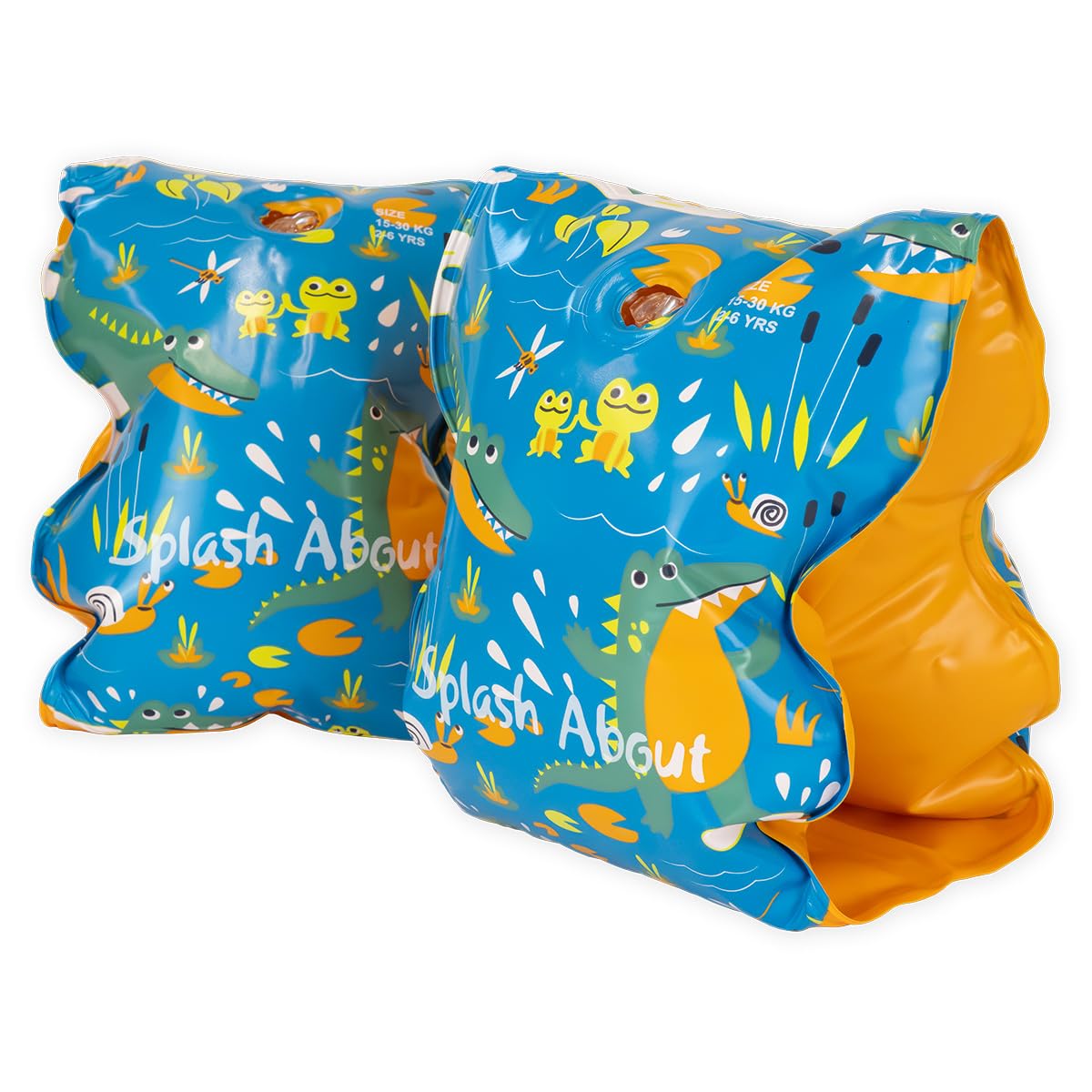 Splash About Inflatable Armbands - Croc Creek Design | 0-2 Years | PVC