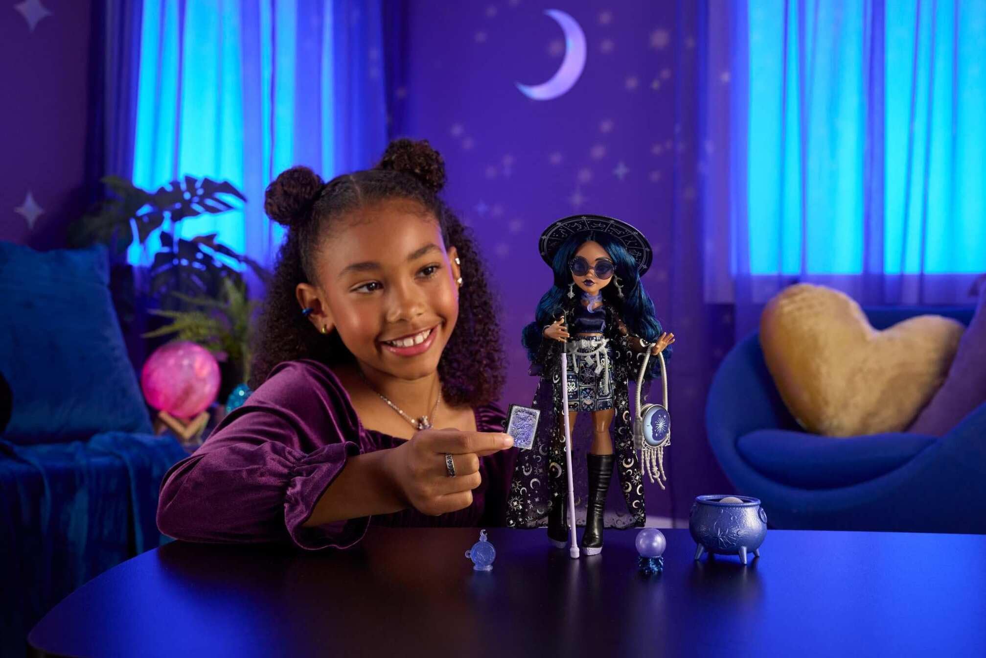 Monster High Claire de Luna Doll - Clairvoyant Witch, Ages 4-10 | JMB89