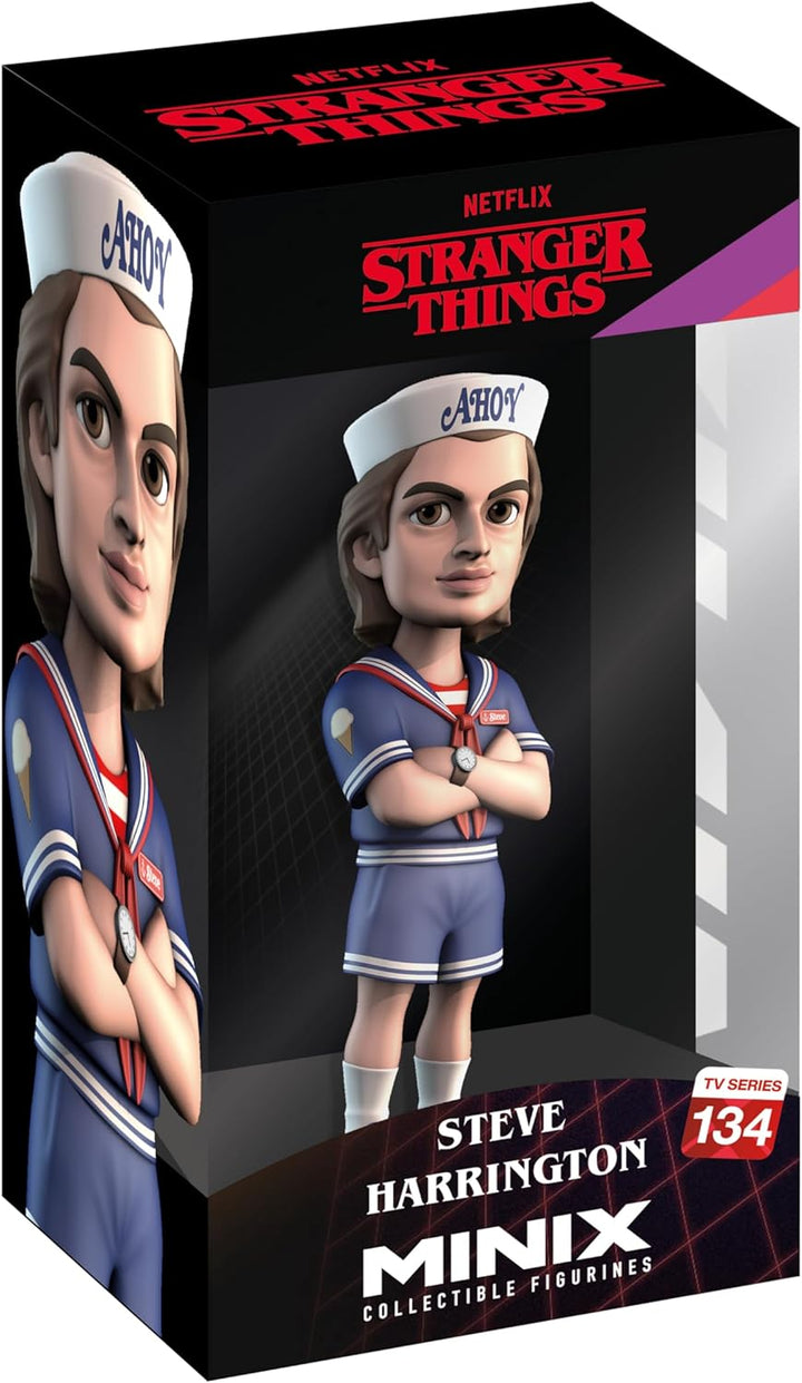 BANDAI Minix Stranger Things - Steve Harrington Ice Cream Steve Figurine (13333)