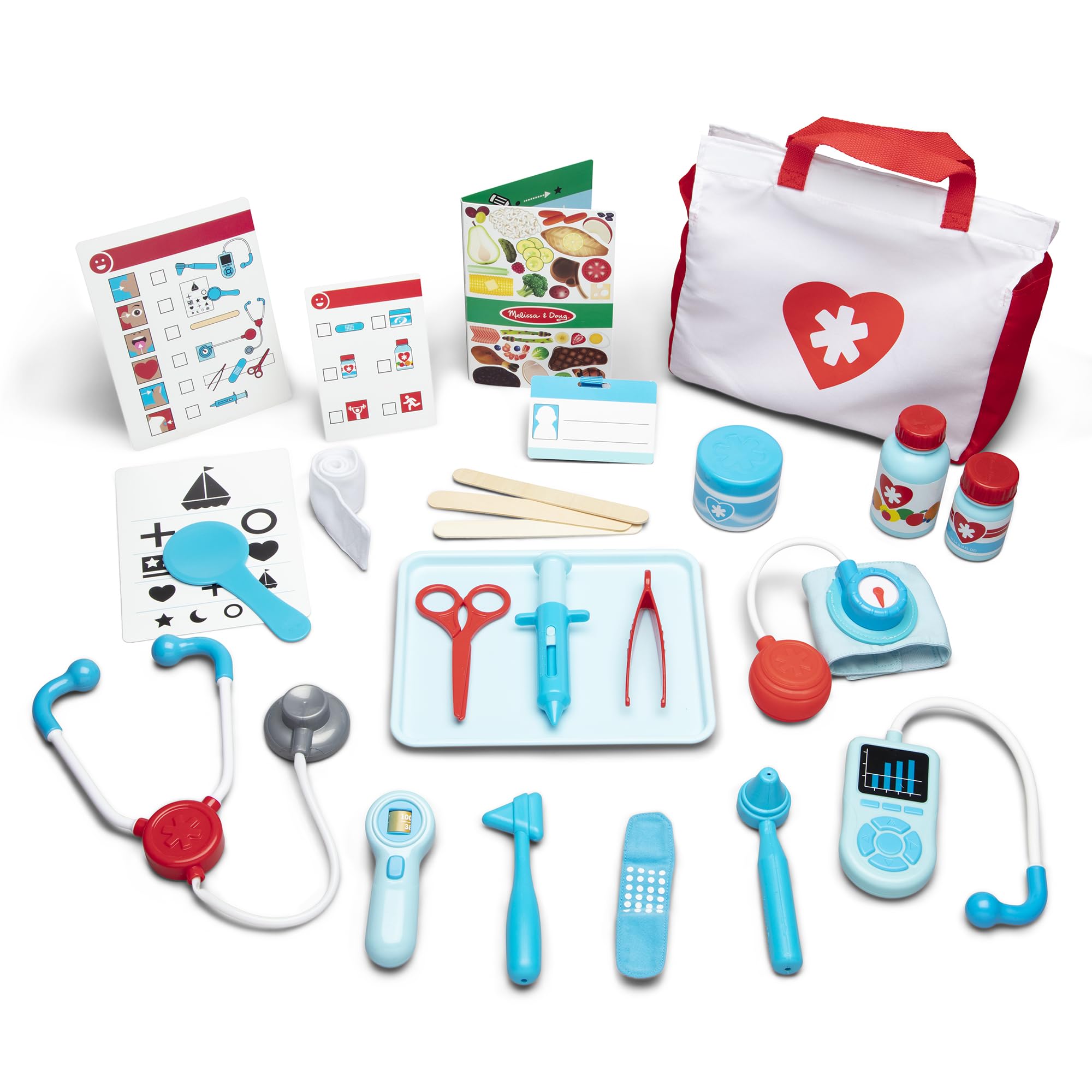 Melissa & Doug Doctor's Kit - Medical Role Play Set with 25 Pieces | Ages 3+ | Multicolor 1