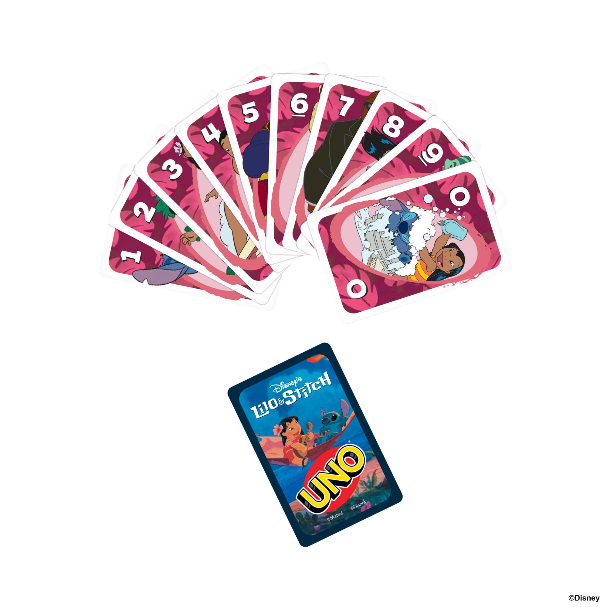 Mattel Games UNO Disney’s Lilo and Stitch Card Game | 2-10 Players | Ages 7+ | JCC10 6