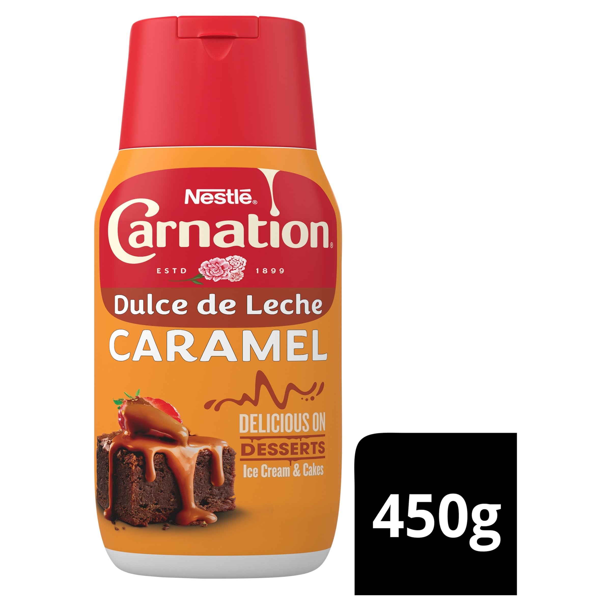 Nestlé Carnation Dulce De Leche Caramel Sauce - Ready to Use | 450g Squeeze Bottle