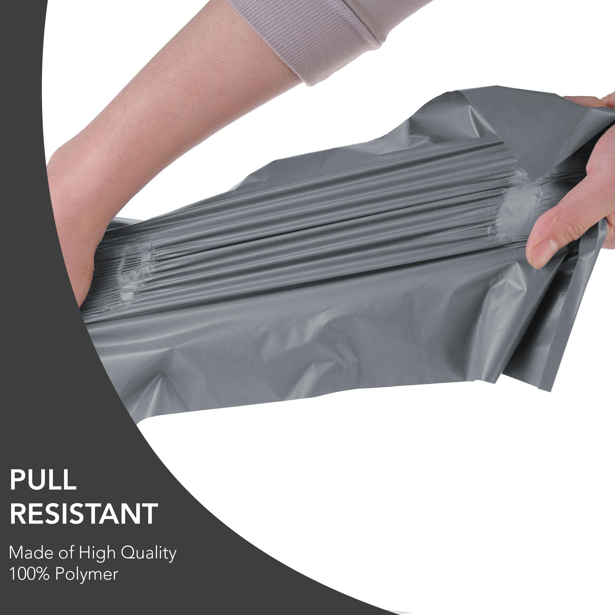 iSOUL Padded Envelope Mailers - 50 Mixed Grey Parcel Bags | Self-Seal | Water & Dirt Resistant 3