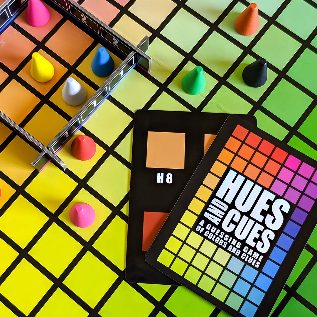 USAopoly Hues and Cues Guessing Board Game 14
