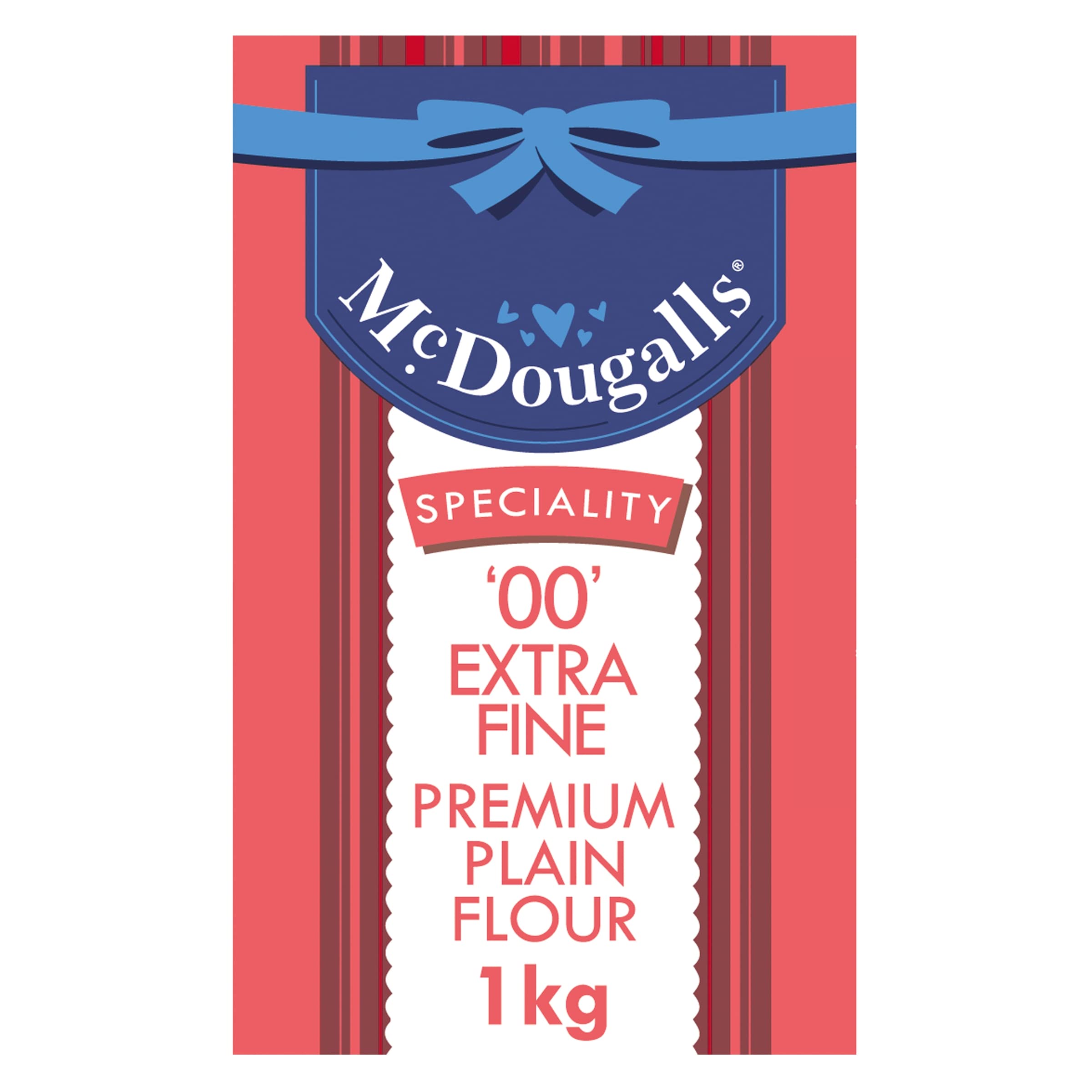 McDougalls 00 Grade Premium Plain Flour - Finely Milled for Smooth Baking Results
