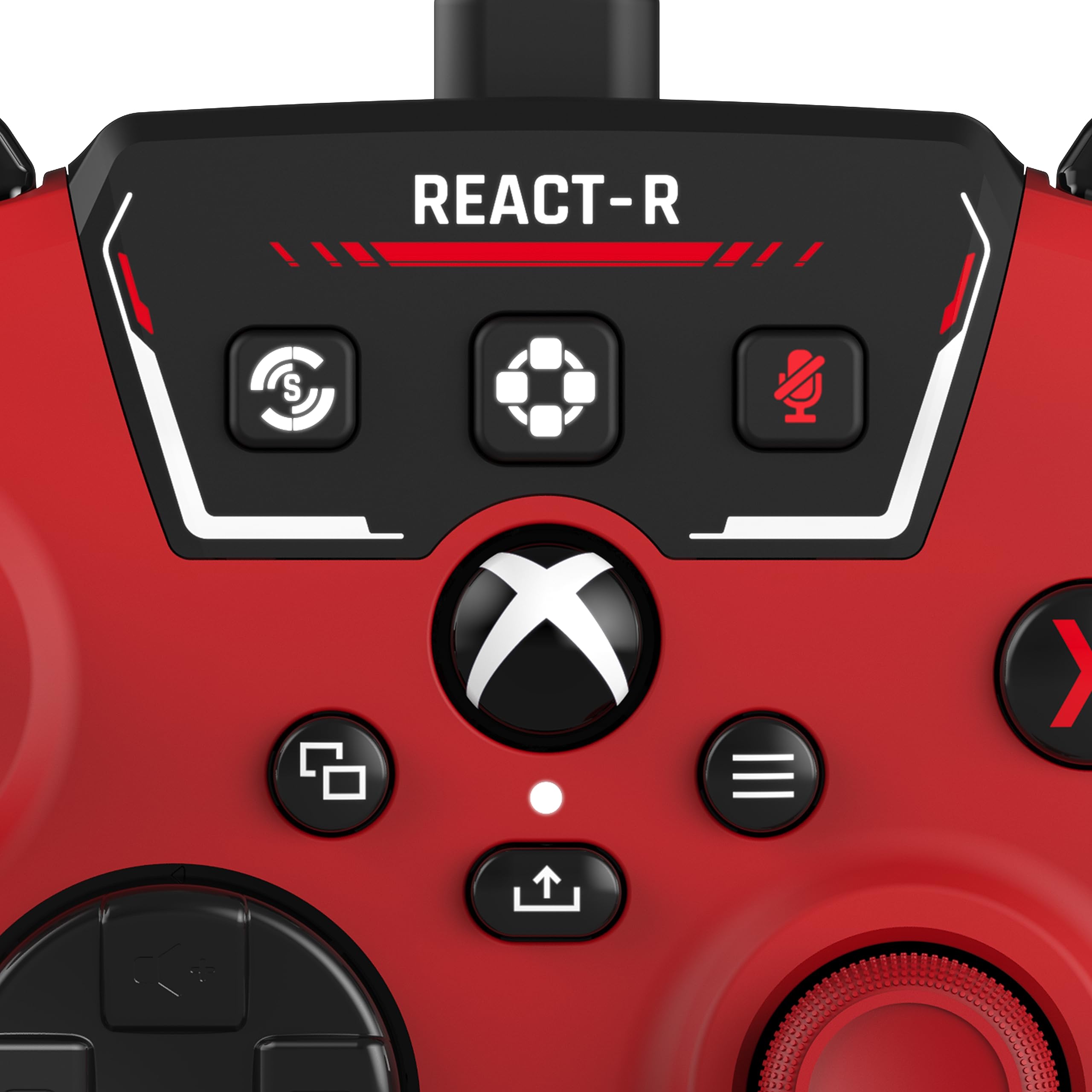 Turtle Beach REACT-R Red Kabelgebundener Gaming-Controller für Xbox Series X|S, Xbox One und PC – Offiziell lizenziert 12