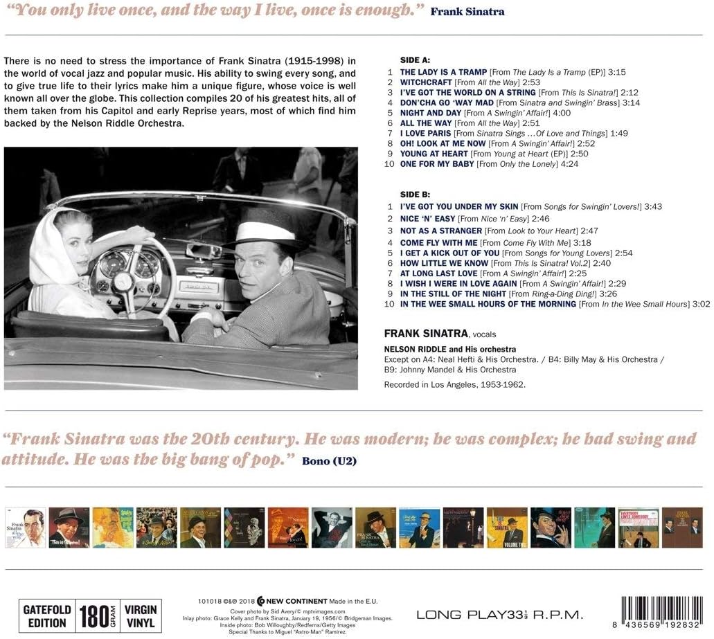 Frank Sinatra - The Hits (20 Greatest Hits) Deluxe Gatefold Edition [VINYL] 2