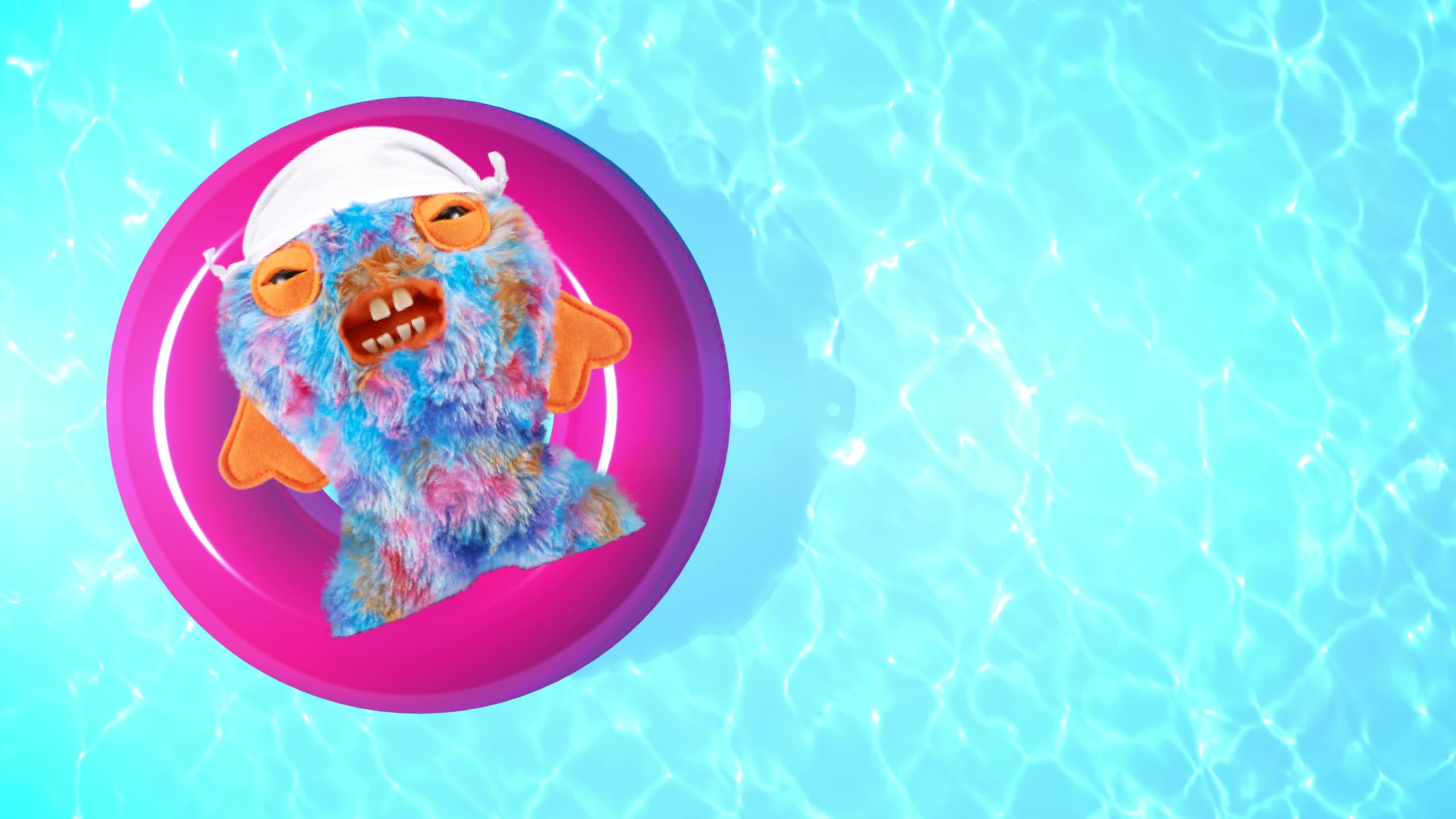 Fuggler Vacay Vibes – Lustiges hässliches Monster-Plüsch-Sammelspielzeug (Kabeljau-Vater – Mehrfarbig)