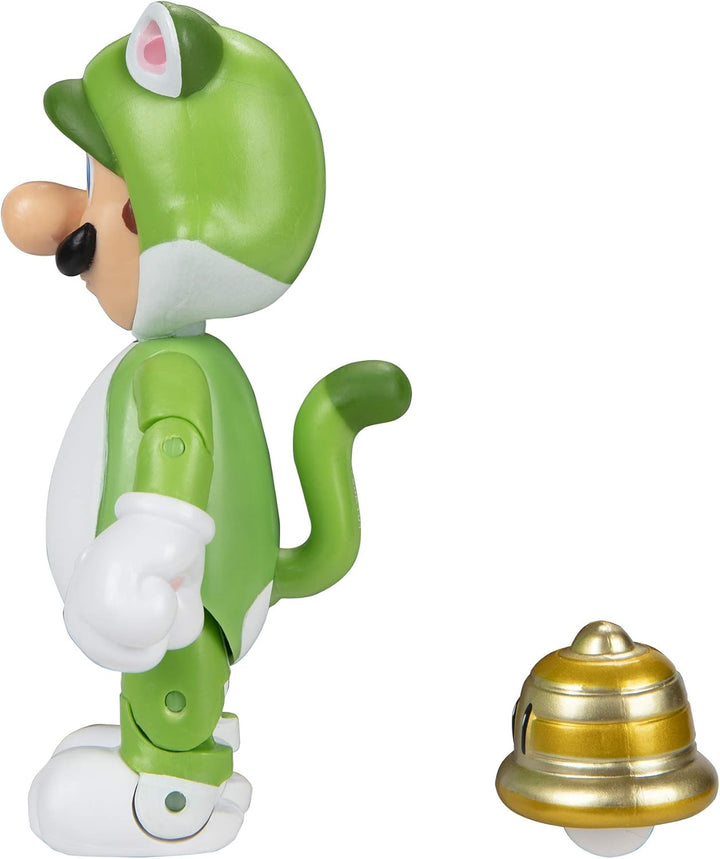 Super Mario - Nintendo Switch Cat Luigi Collectible Action Figure (2023)