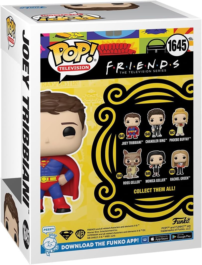 Funko Pop! TV: Friends - Joey Tribbiani Vinyl Figure (80186) 3