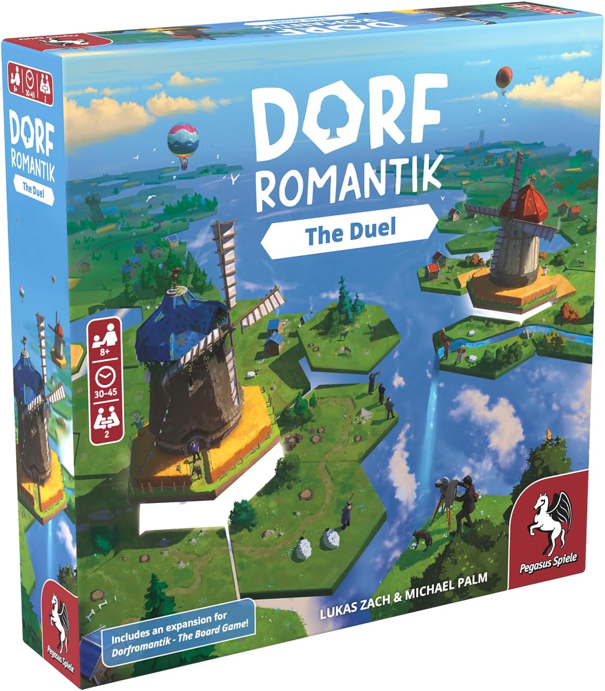 Pegasus Spiele Dorfromantik - Das Duell English Edition Board Game 1