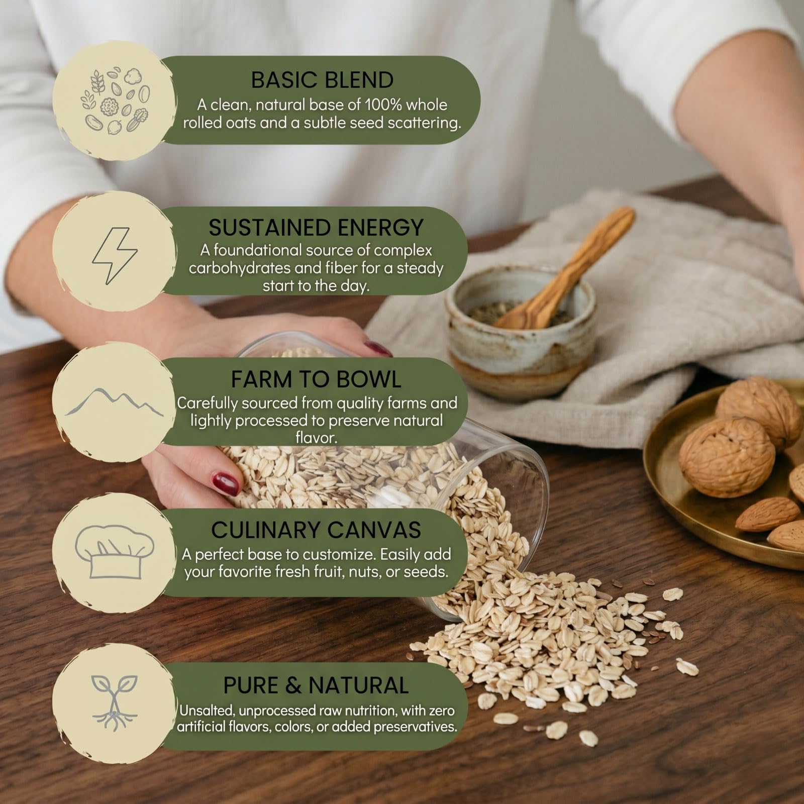Minton & Donello Crunchy Munchy Muesli - 500g Pack | High Fibre | Oats, Raisins, Nuts & Seeds 4
