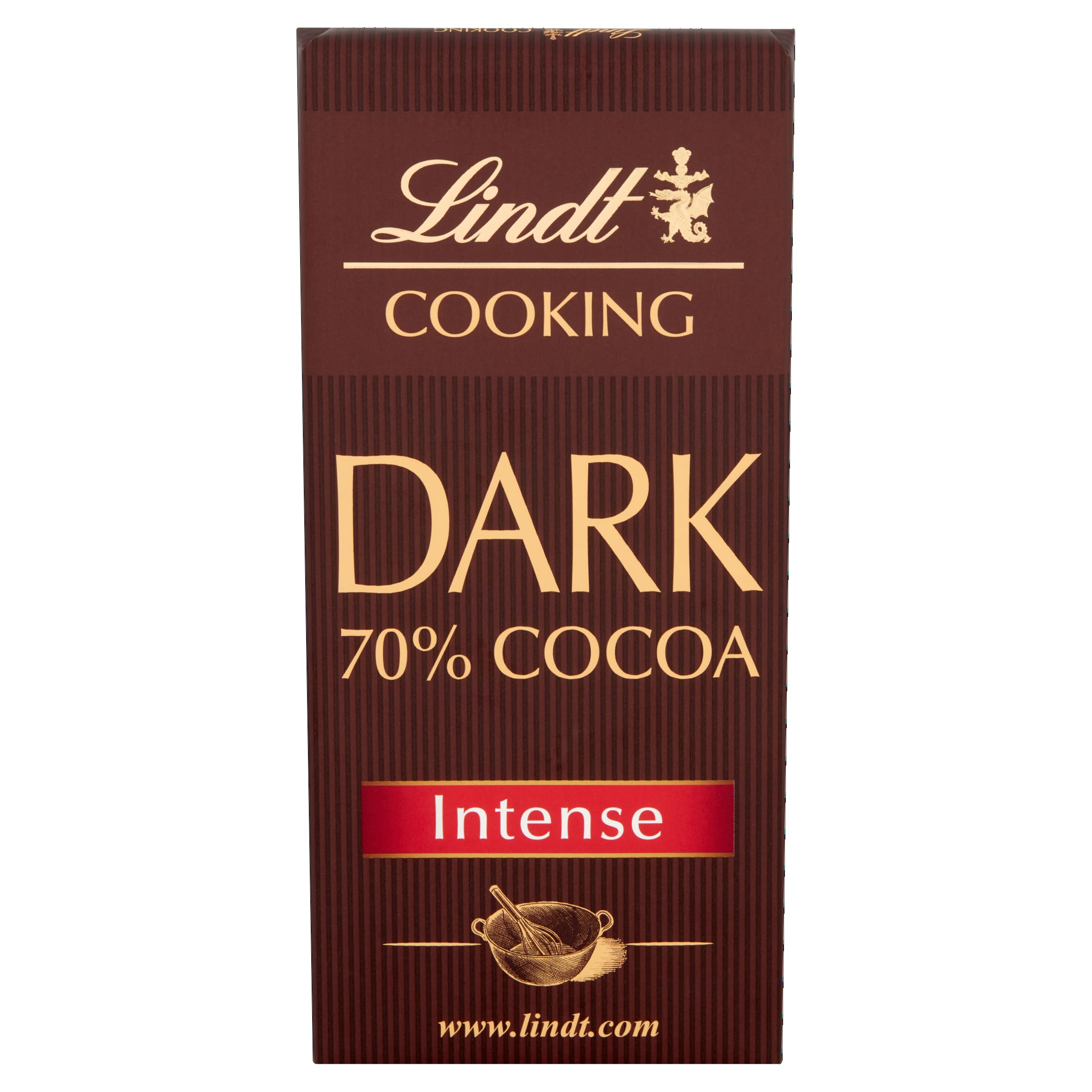 Lindt - Cooking Dark Chocolate Bar 70% Cocoa, 200g