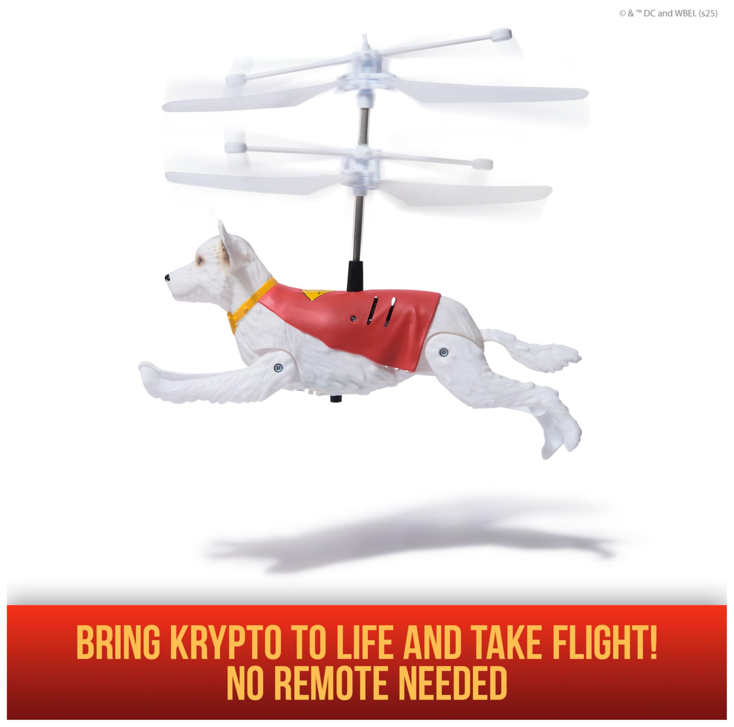 SUPERMAN Up in the Sky! Flying Krypto RC Toy - Hand-Controlled Flight, Ages 4+ 3