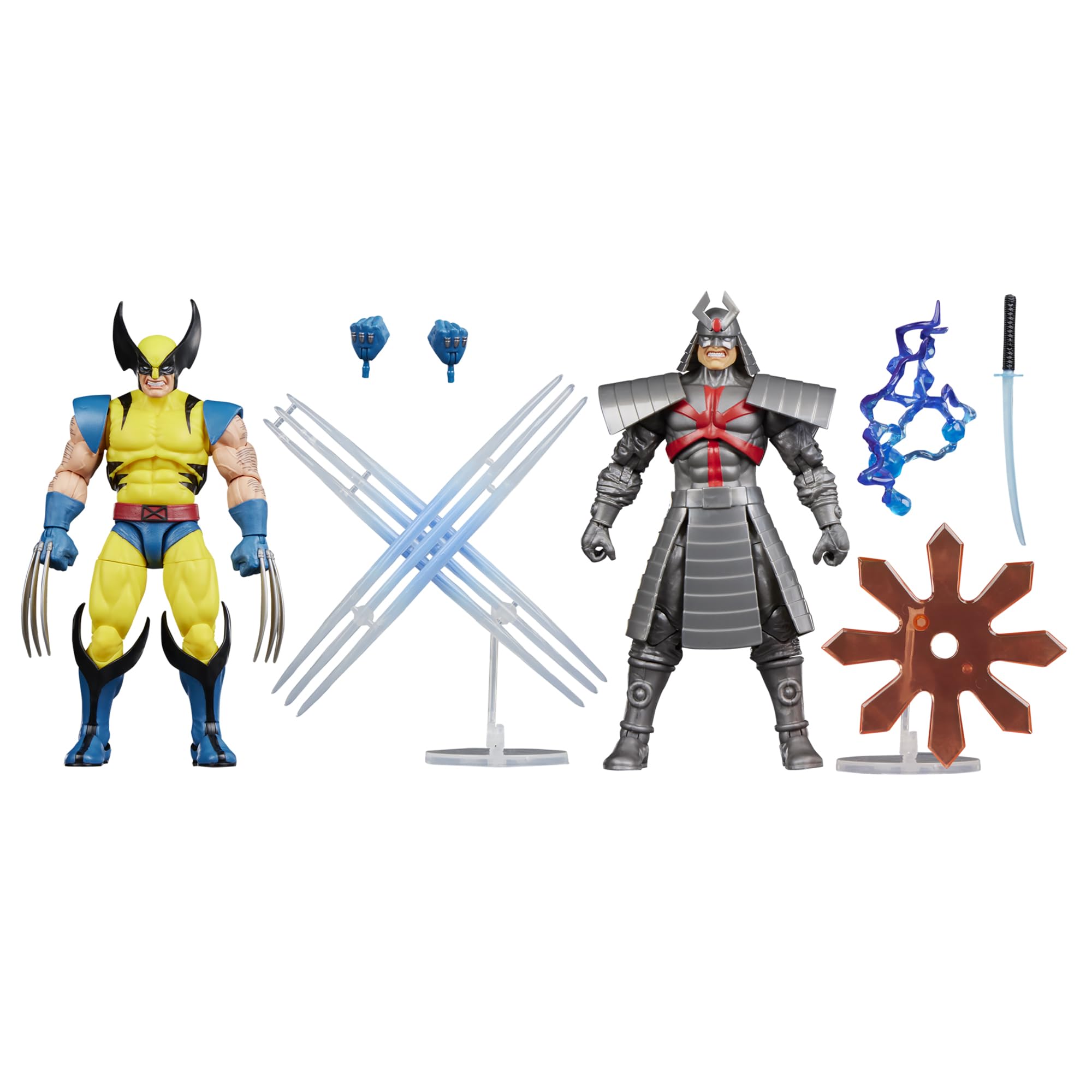 Marvel Legends Series Gamerverse Wolverine vs Silver Samurai 2-Pack Action Figures