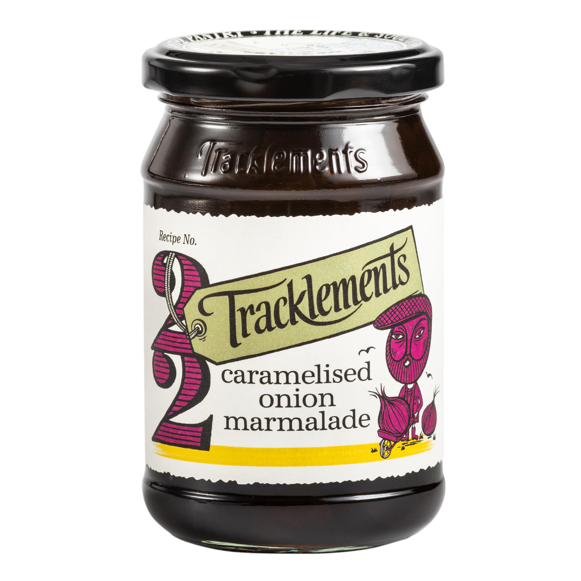Tracklements Caramelised Onion Marmalade - Vegan Friendly, Gluten Free, 345g Jar