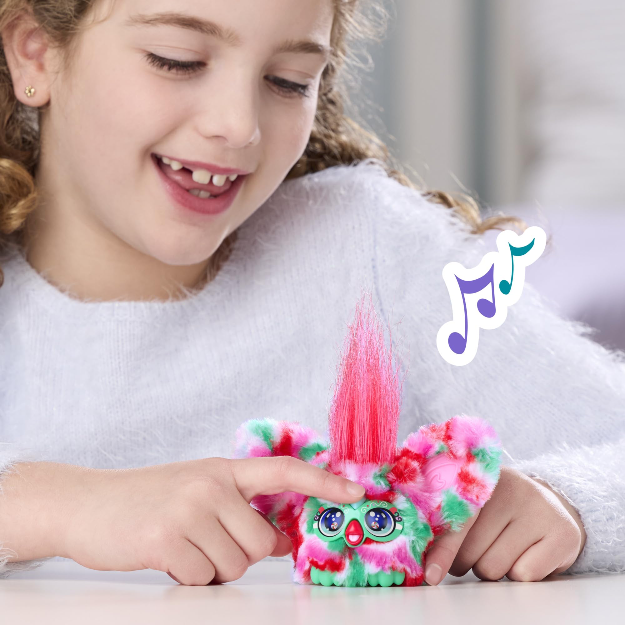 Furby Furblets Pep-Mint Mini Plush Electronic Pet Toy 3