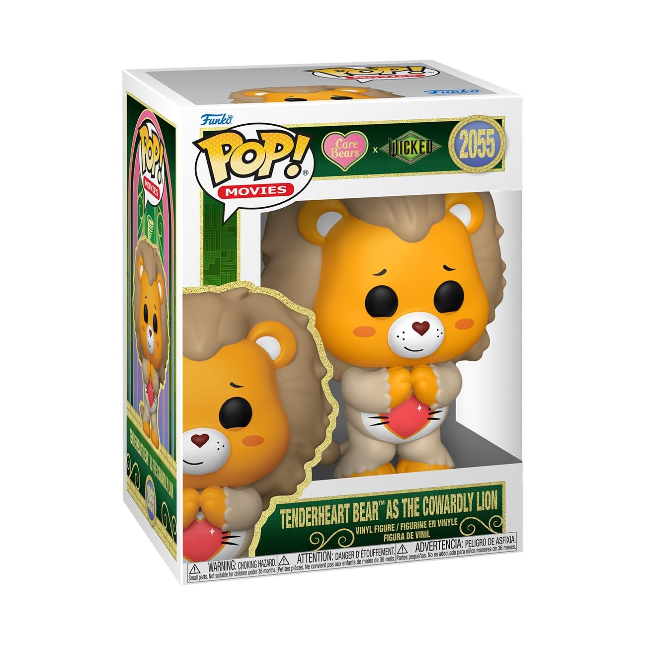 Funko POP! Movies: Wicked x Care Bears - Tenderheart Lion Vinyl Figure - 3.75 inches
